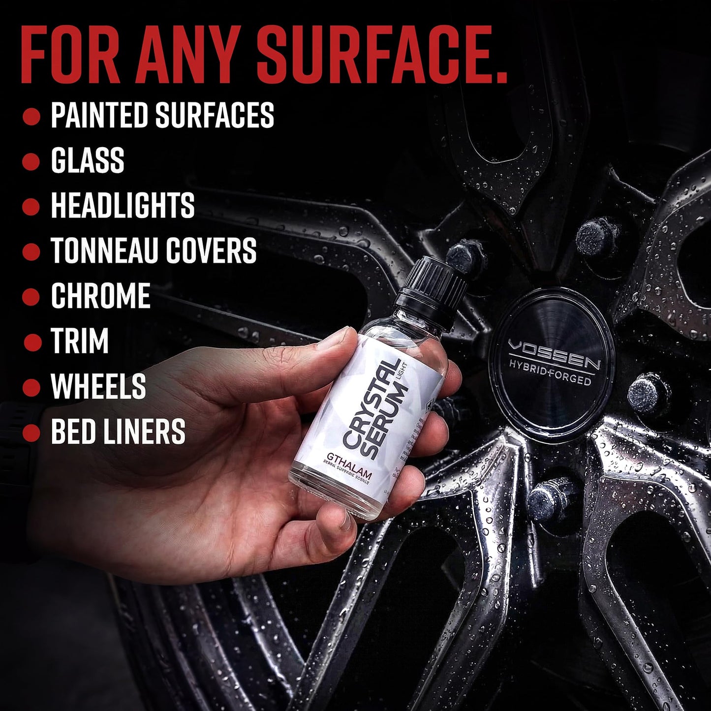 20H Crystal Serum Light Ceramic Coating Kit 30ml – Provides Up to 9+ Years of Hydrophobic Gloss, Scratch & Stain Protection, Brilliant Gloss & Mirror Shine – Easy & Effective for Car Paint, Trim, and Plastic