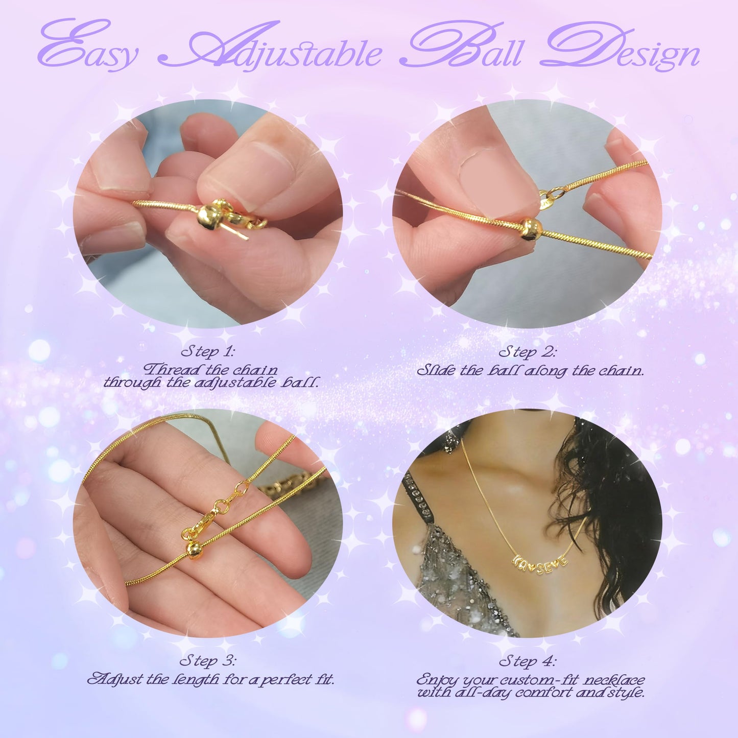NEOVISTA Layered Necklaces For KATSEYE Merch - 18K Gold-Plated Charms Stackable Gold Necklace for Concert & Everyday Outfit, Adjustable Necklace Jewelry Fan Gift for Women