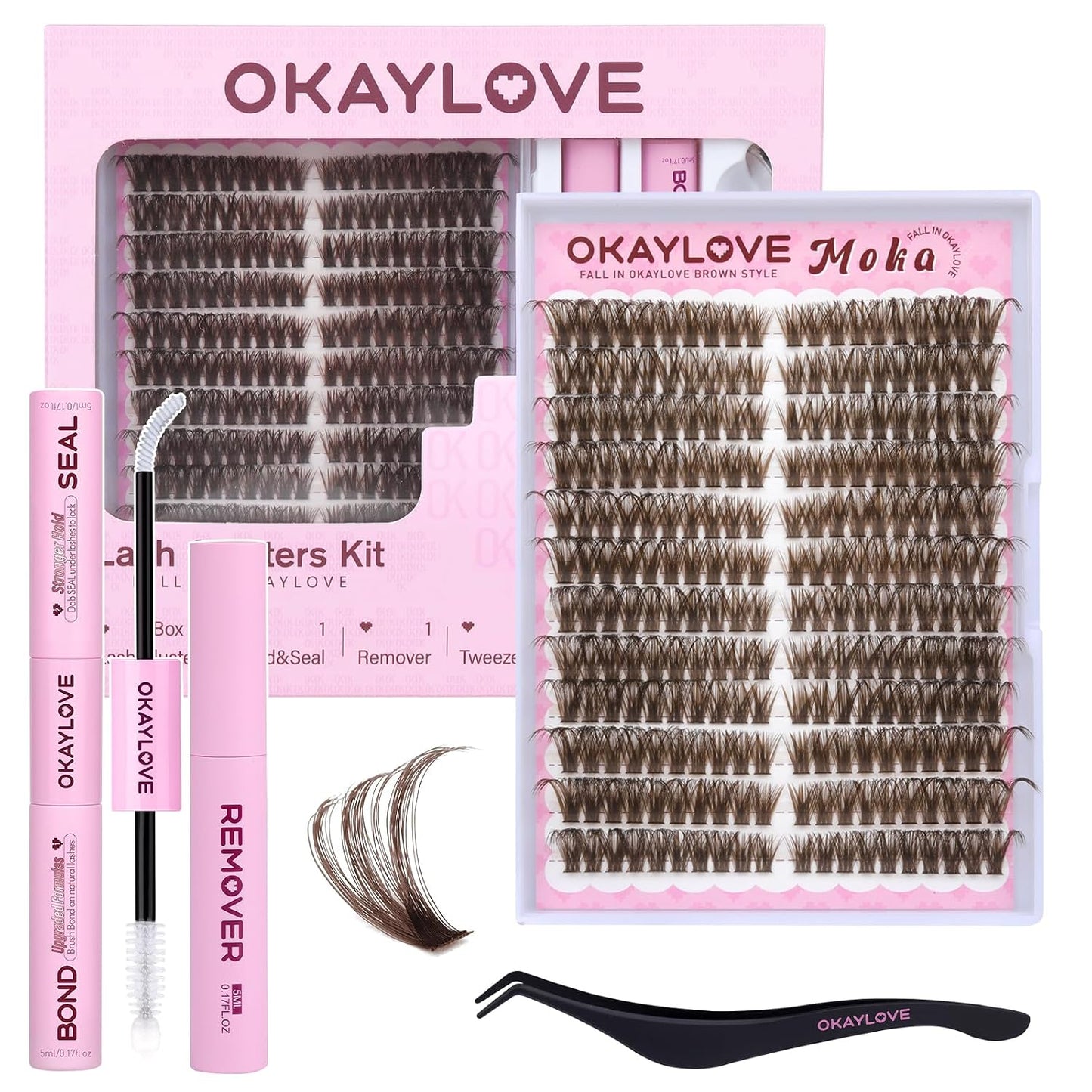 Manga Lash Clusters - Spiked DIY Eyelash Extensions | 140pcs CC Curl, 8-18mm Length