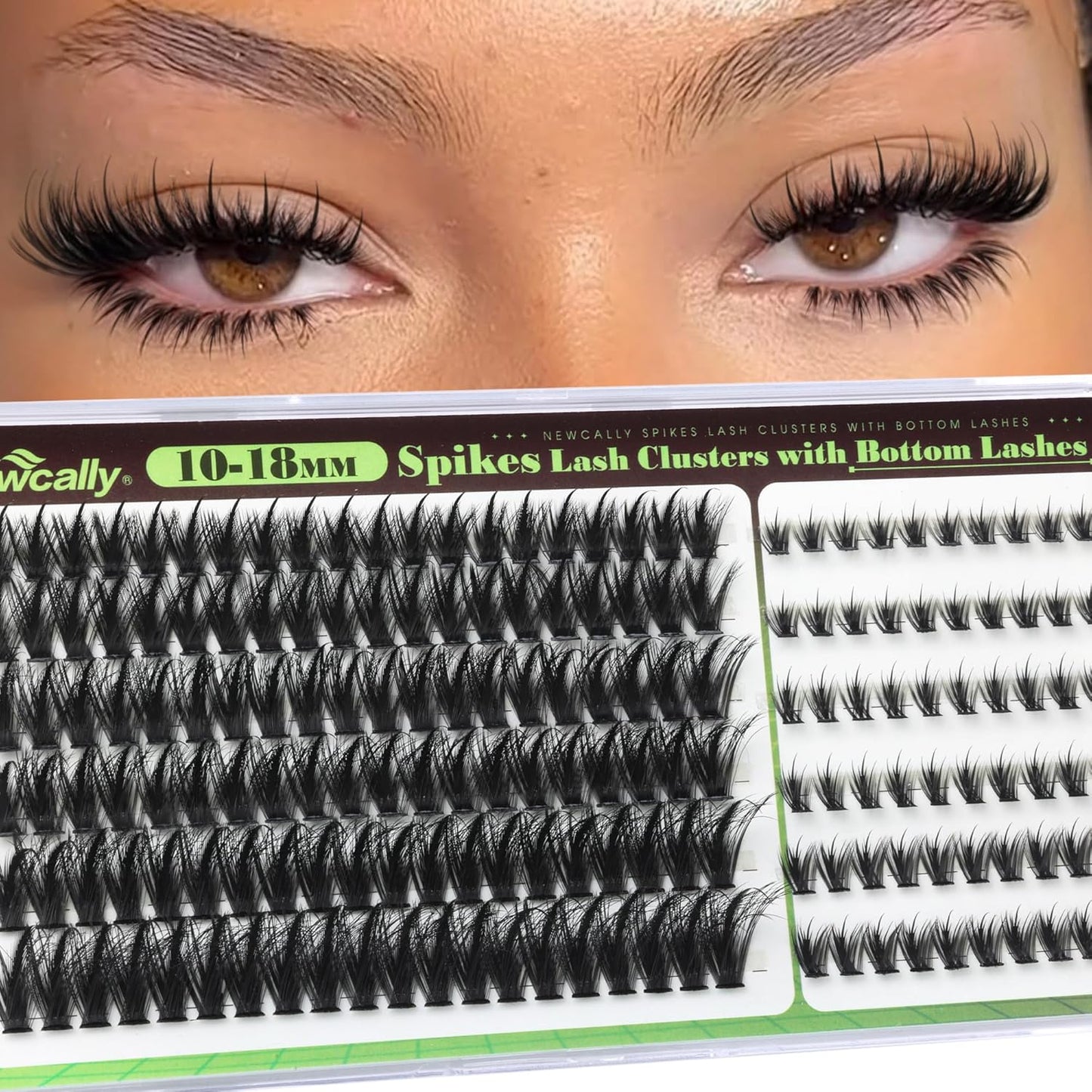 Lash Clusters - Spiky Manga Eyelash Extensions | Fluffy D-Curl Wispy 10-18MM Volume Lashes