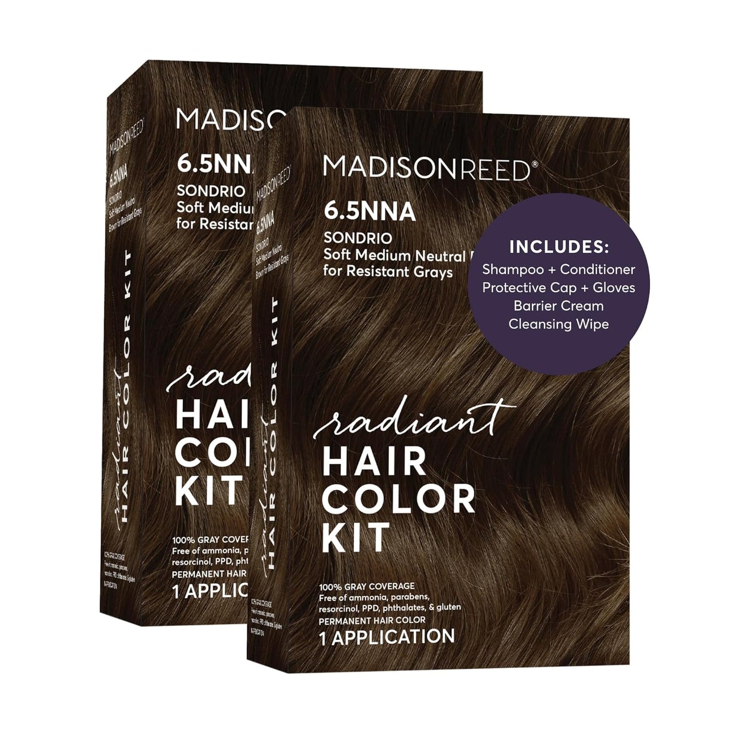 Madison Reed Radiant Hair Color Kit - 5RV Dark Garnet Red | Vivid Permanent Dye for Bold Color & Maximum Shine