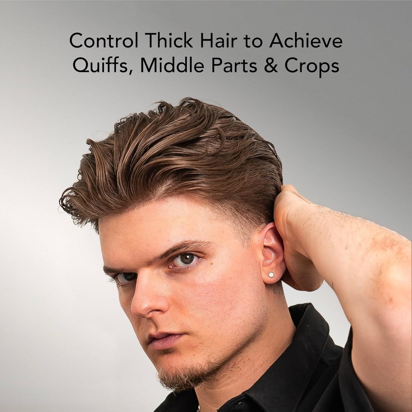 Blumaan Heavy Hold Clay | Men's Extra Strong Hair Clay for Texture & Volume - 2.5 oz, Natural Matte Finish