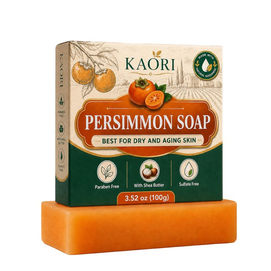 shekys KAORI Deodorizing Persimmon Soap |Feel fresh and clean all day long | with Persimmon Extract for Men & Women (1pc)