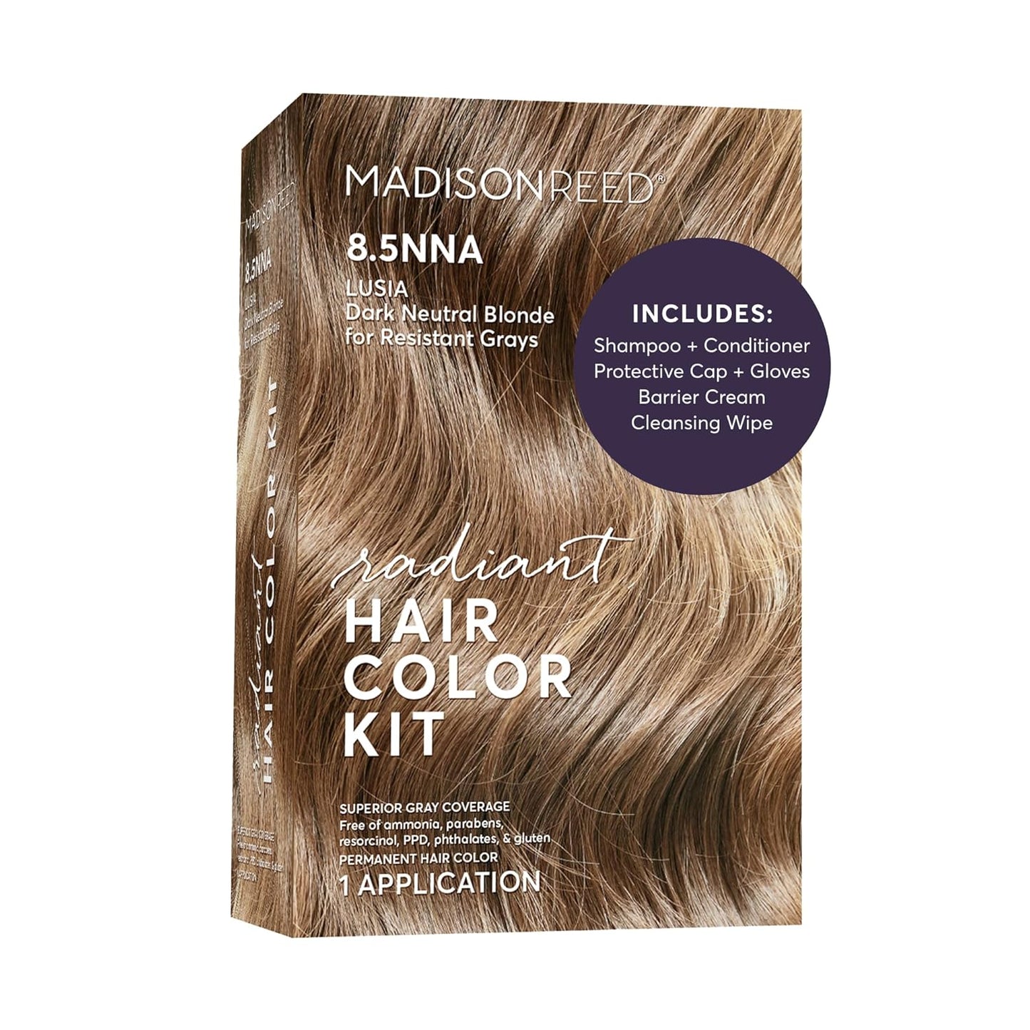 Madison Reed Radiant Hair Color Kit - 5RV Dark Garnet Red | Vivid Permanent Dye for Bold Color & Maximum Shine