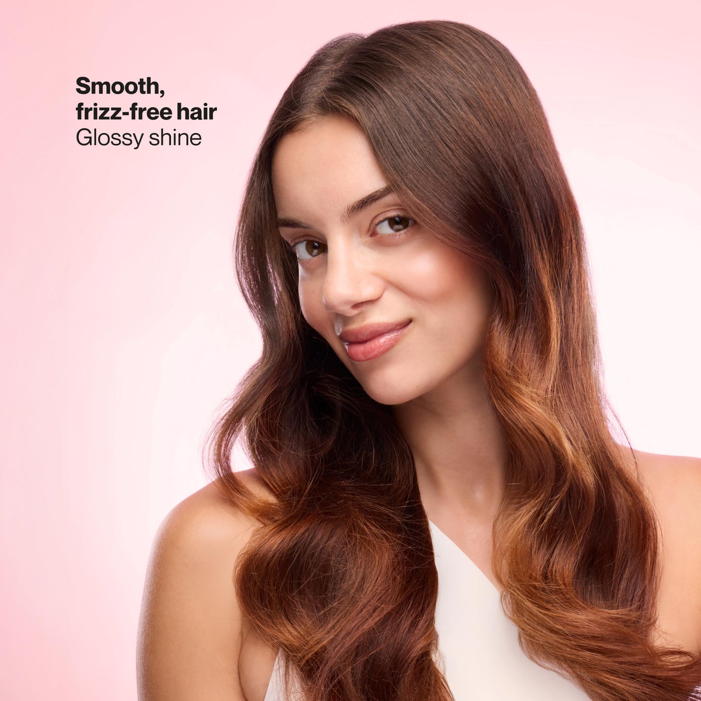 Suave Hydra Gloss Sulfate Free Shampoo and Conditioner Set with Glycolic Acid, Camellia Oil for Smooth, Glossy Shine on Dull, Dry, Color Treated Hair, 28 Fl Oz Each