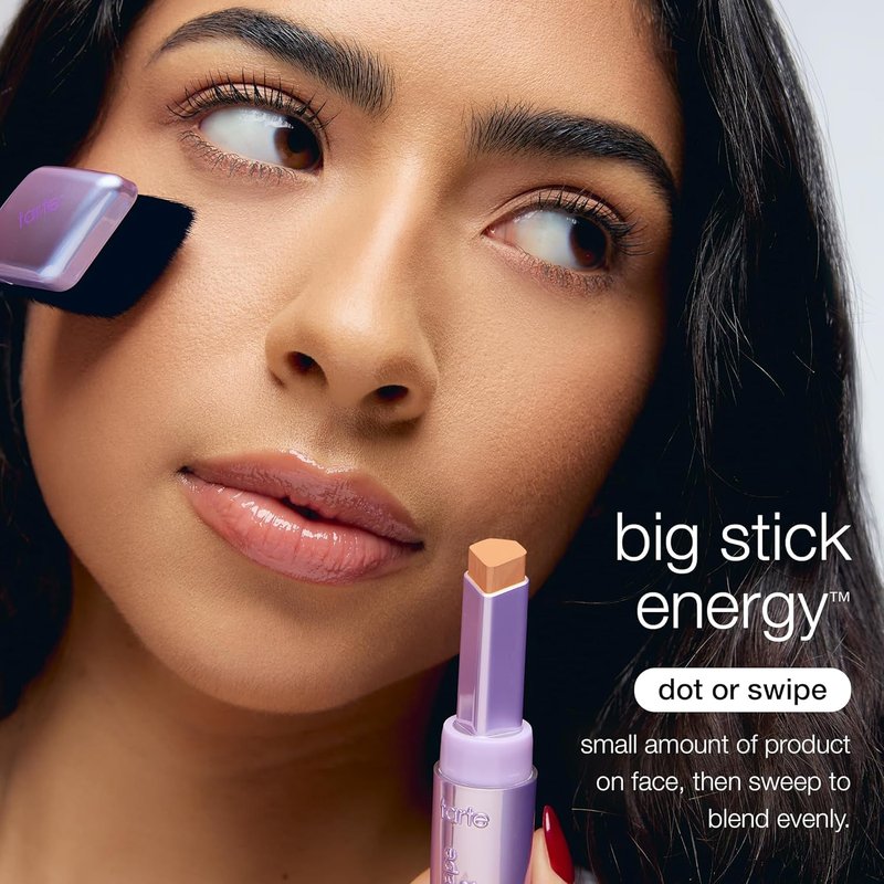 Tarte Shape Tape Concealer Stick Brush - Seamless Application for Dark Circles & Discoloration | Vegan & Cruelty-Free