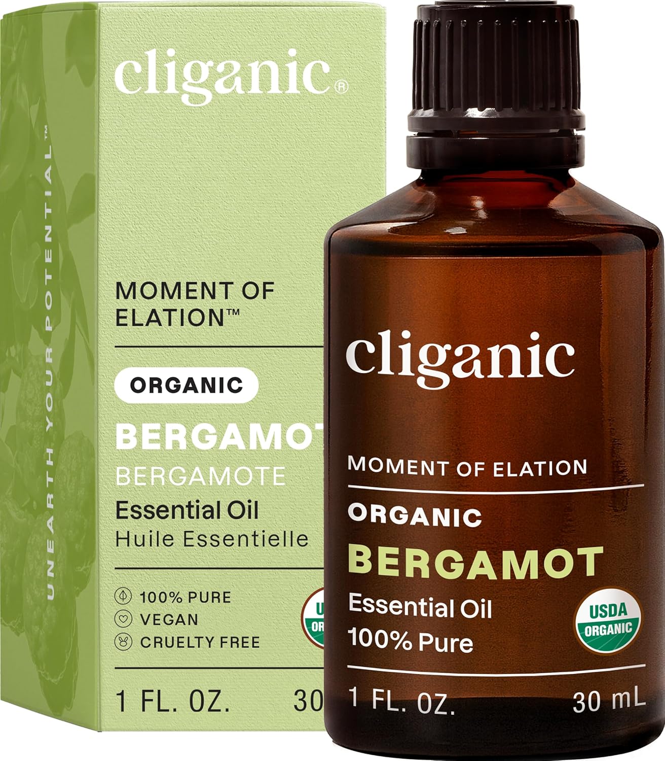 Cliganic Organic Lavender Essential Oil - 100% Pure Aromatherapy Oil | Non-GMO, 15ml