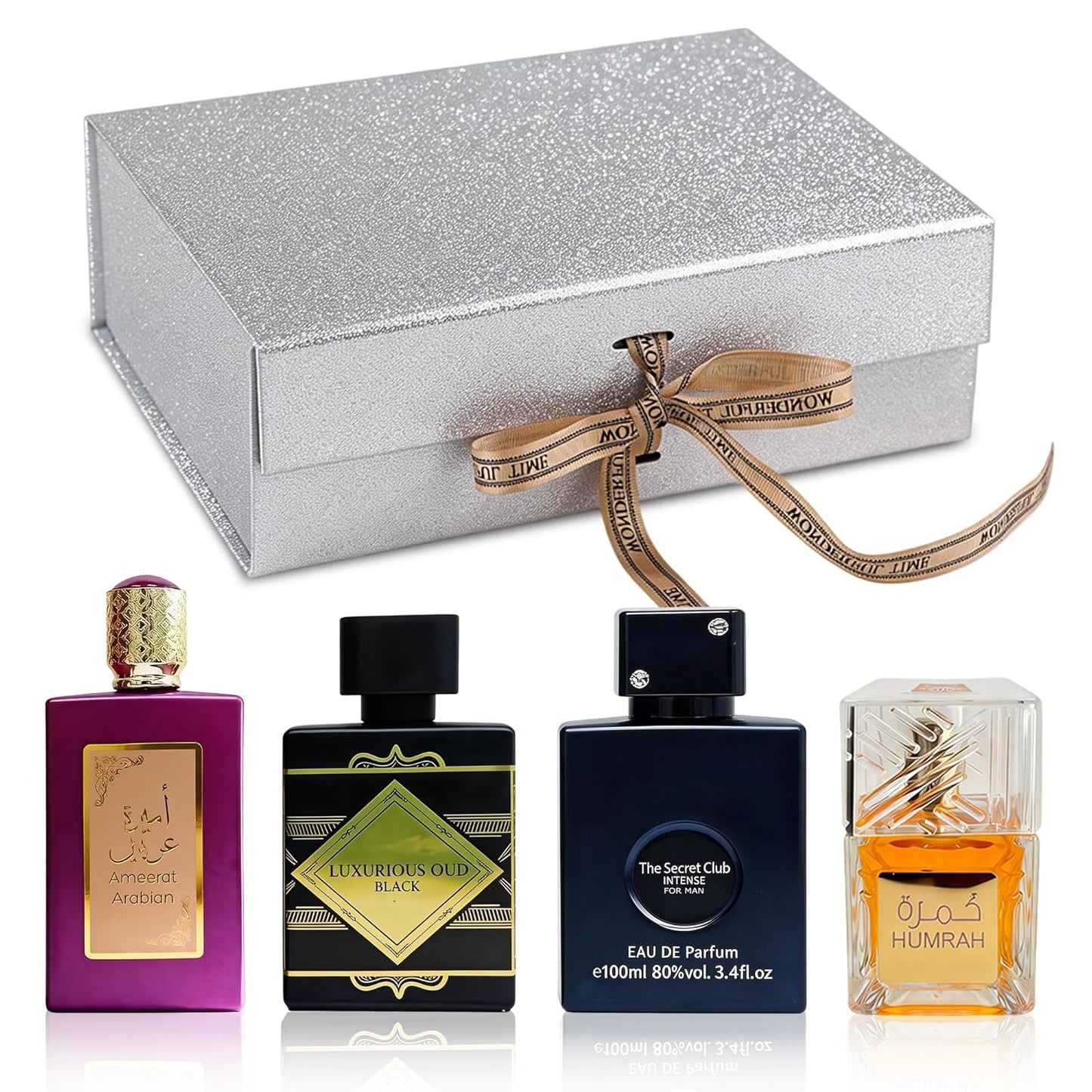 Men's Cologne Gift Set - Luxury Fragrance Collection in Premium Box | Perfect Valentine's Day Gift - 4 x 3.4 FL oz