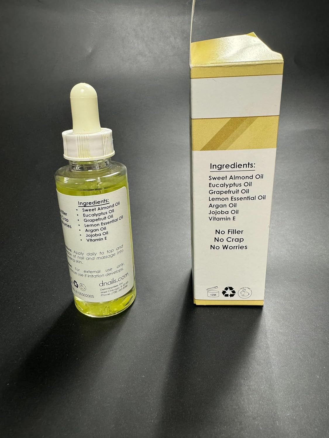 Cuticle Care Kit - Citrus Scented Cuticle Remover, Nourishing Cuticle Oil & Metal Pusher Tool | Salon-Grade Nail Care Essentials