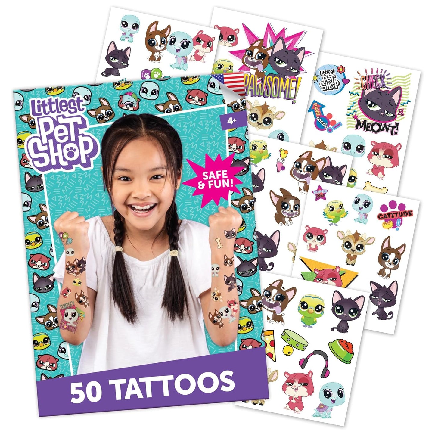 Transformers Temporary Tattoos for Kids - Safe Ink Birthday Party Favors | 50 Pack Set