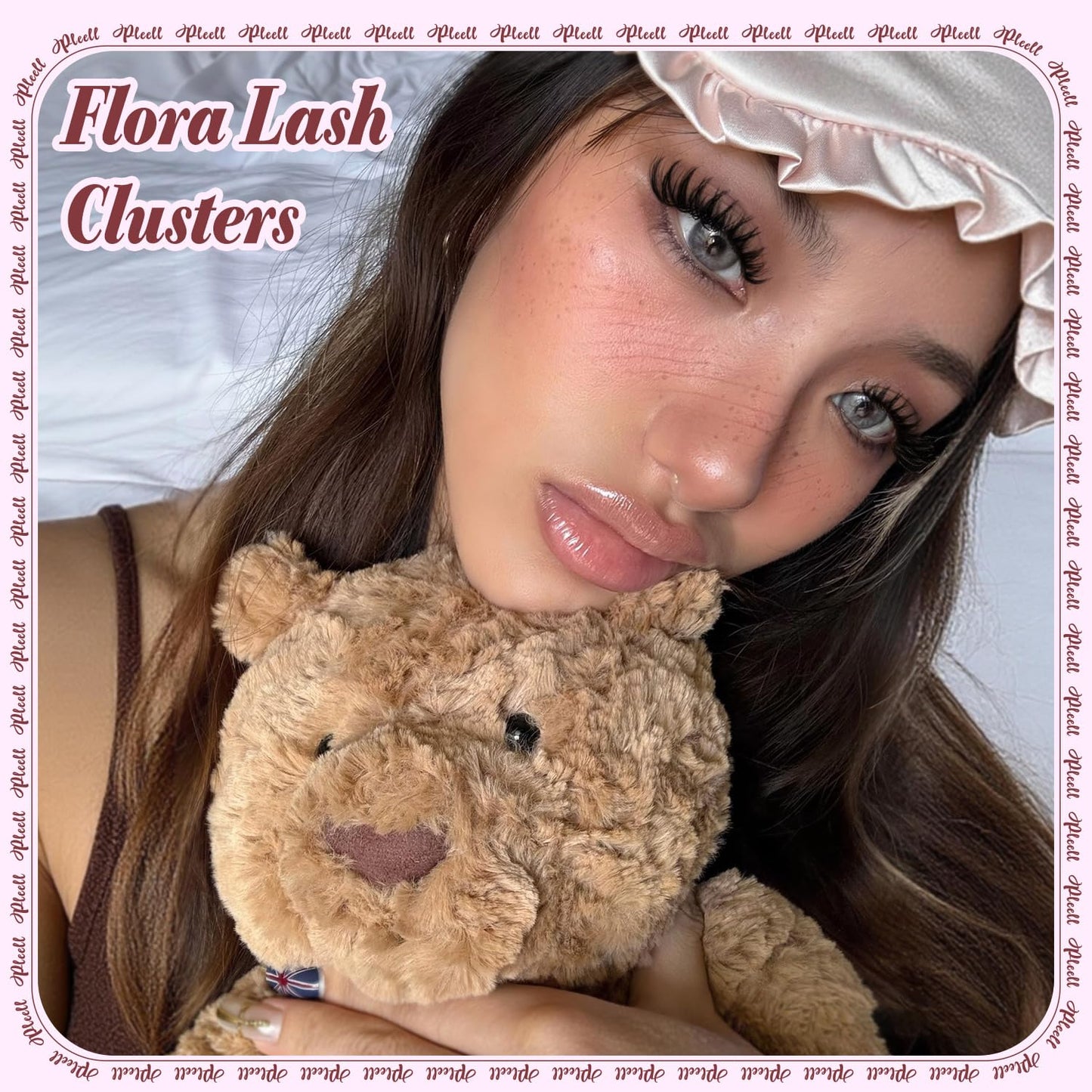 Flaunt Lash Clusters Wispy Eyelash Clusters 10-16mm Volume Cluster Eyelash Extensions Faux Mink D Curl Lashes Clusters Spider Individual Lashes Extensions with Wide Band by Pleell