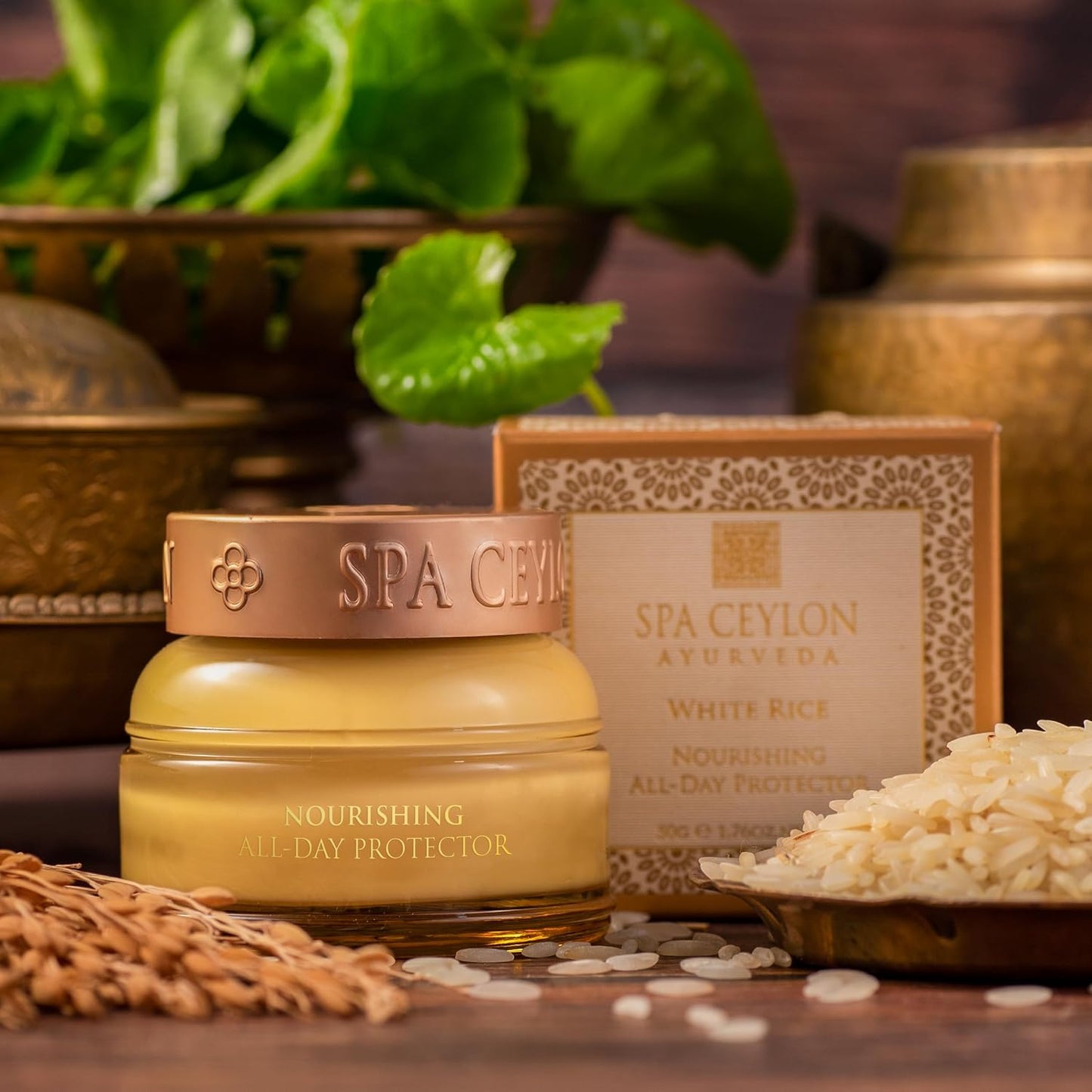White Rice Nourishing All-Day Protector - Spa Ceylon Skincare Solution for Radiant Skin