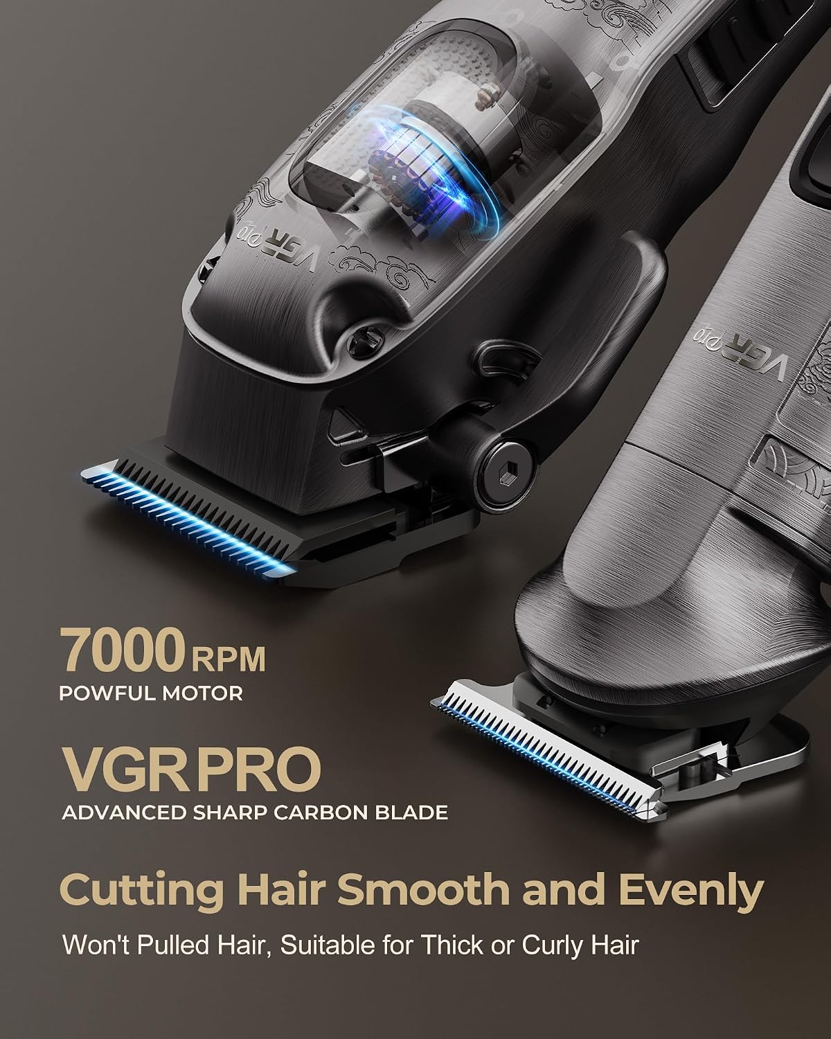 Professional Hair Clippers for Men - Cordless Hair Cutting Set | Electric Trimmer with Package Box