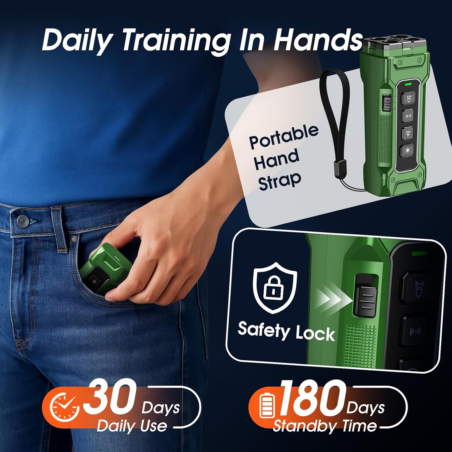 Dog Bark Deterrent Device - Ultrasonic Anti-Barking Tool | 50ft Range, Rechargeable & Safe for Training