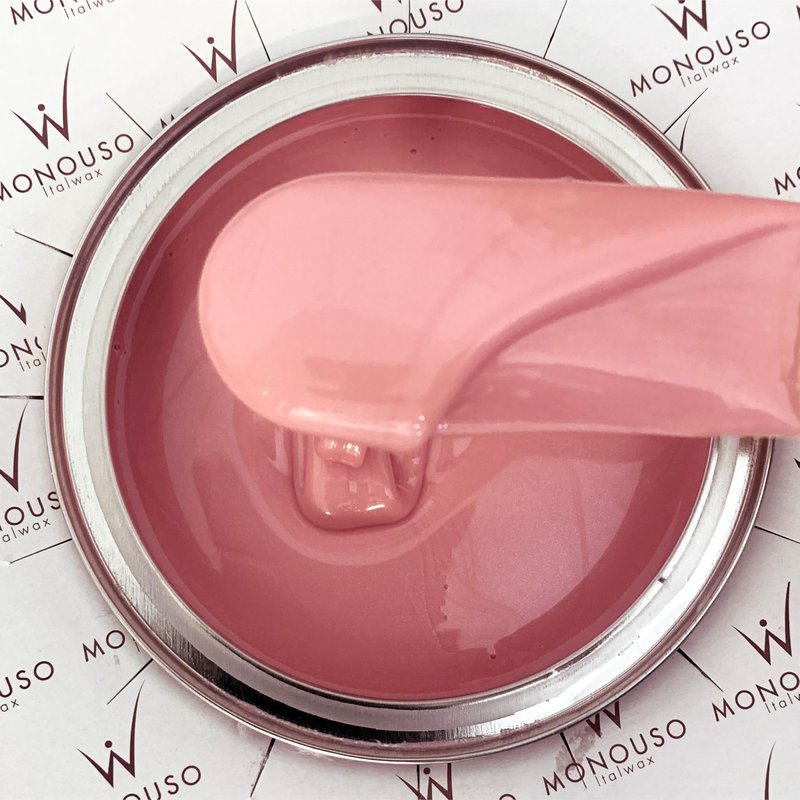 Italwax Flex Rose Oil - 14oz (397 g) - Soft wax tin for hair removal - Uncented - Liposoluble syntetic formulation - Ideal for waxing all body area - Made in Italy