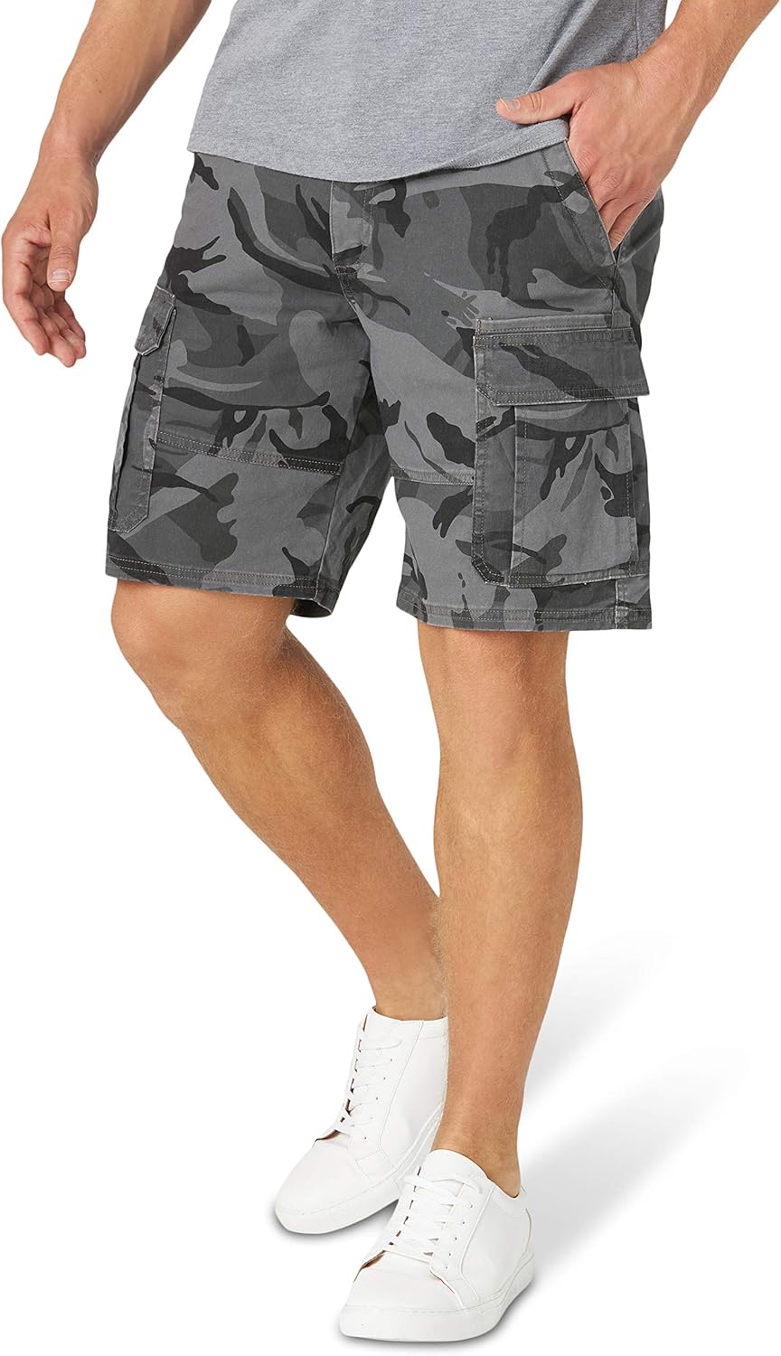 Men's Classic Cargo Stretch Shorts - Wrangler Authentics | Comfortable Fit, Versatile Style