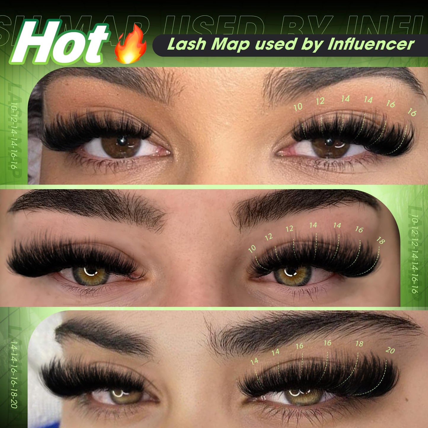 200D Lash Clusters Fluffy Volume Eyelash Clusters Long 10-20MM Lash Extension D-curly Thick Cluster Eyelash Extensions Individual Lashes Easy Application by Newcally
