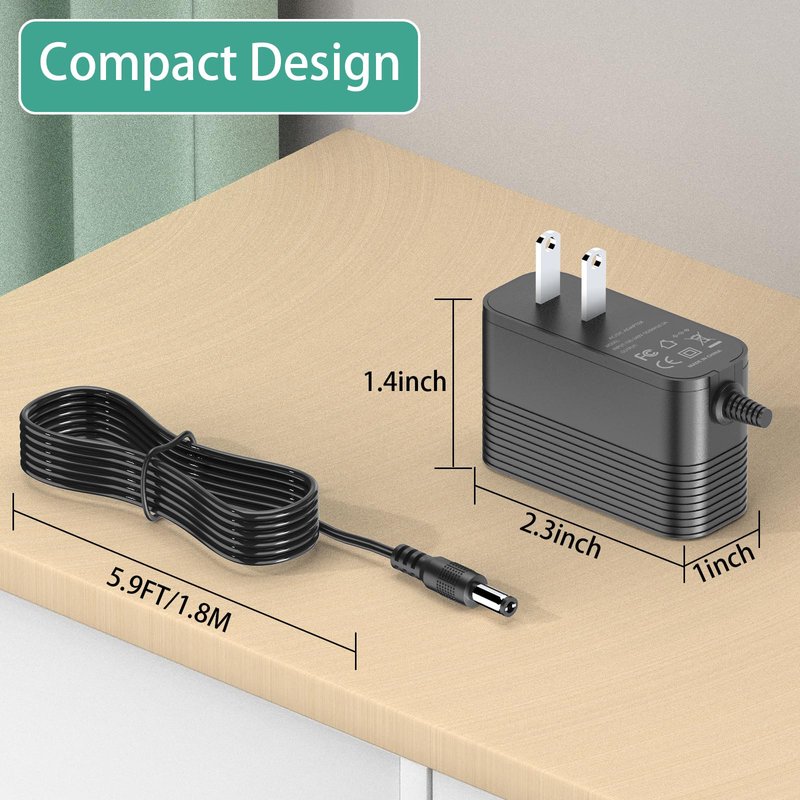 Replacement for WLUPEL Hero 8 Cordless Vacuum Cleaner Charger, Power Cord for Afoddon A200PRO, Kyvol V20 Cordless Vacuum Cleaner