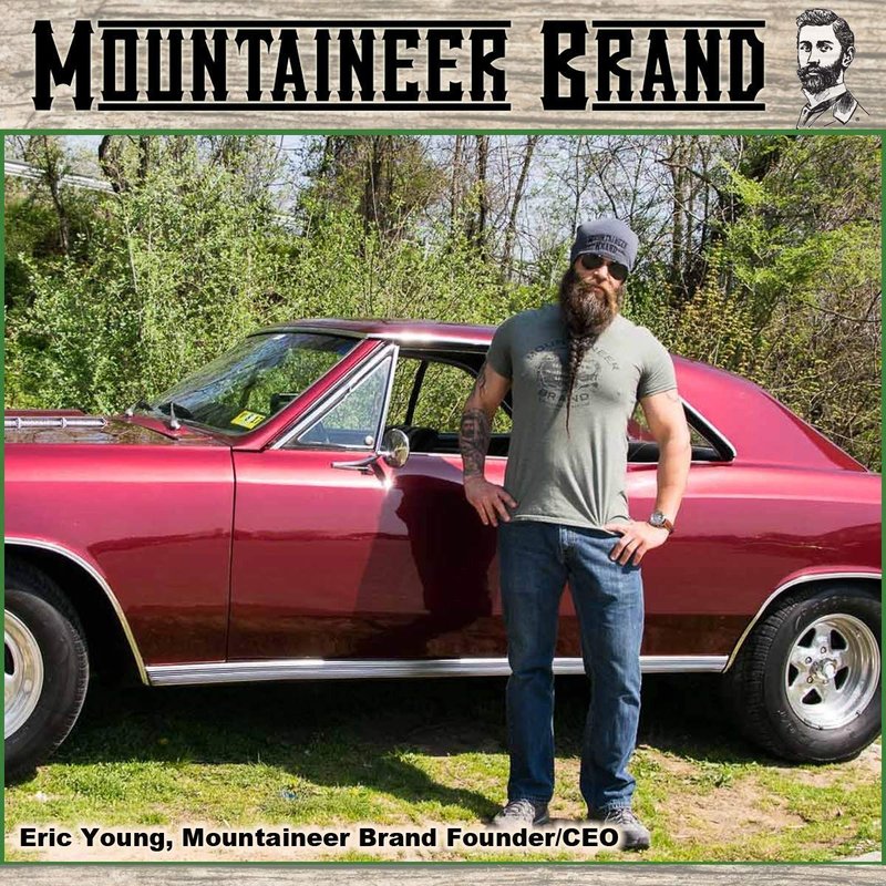 Mountaineer Brand Stache Stick | Mountain Fresh Scent | Made with Natural Ingredients West Virginia | Firm & Long Lasting Hold | Mustache Wax | Moustache Shape & Styling | Beard Wax for Men | 1.5oz