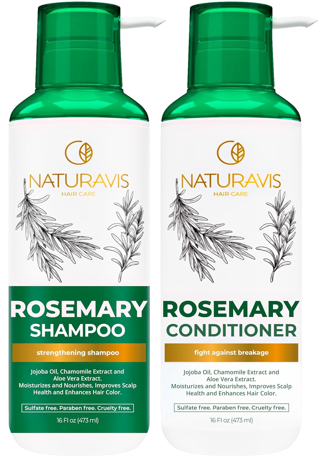 Batana Oil Shampoo & Conditioner Set - Sulfate-Free Volumizing Formula for Fine Hair | 16 Fl Oz (Set of 2)