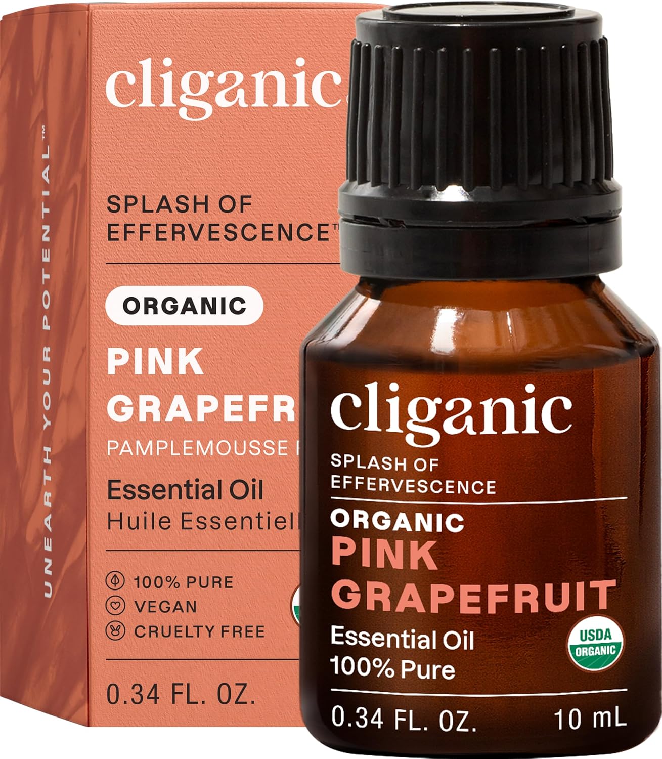 Cliganic Organic Lavender Essential Oil - 100% Pure Aromatherapy Oil | Non-GMO, 15ml