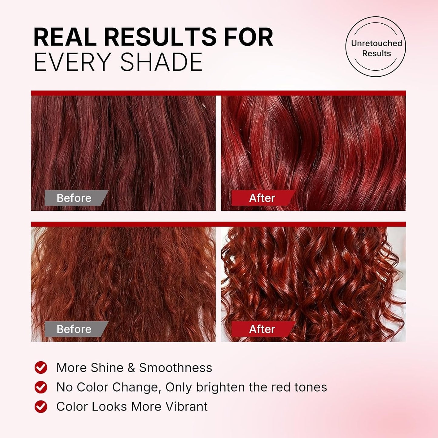 Color Depositing Conditioner - Red Hair Mask for Color-Treated Hair | Hydrates & Enhances Red Tones | 500ml (16.9 fl oz)