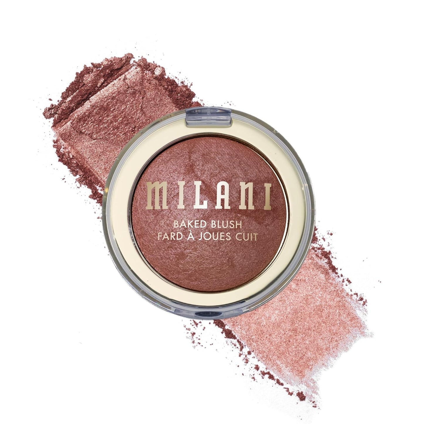 Milani Baked Blush - Cruelty-Free Powder Blush for Cheeks | Shape, Contour & Highlight - Dolce Pink
