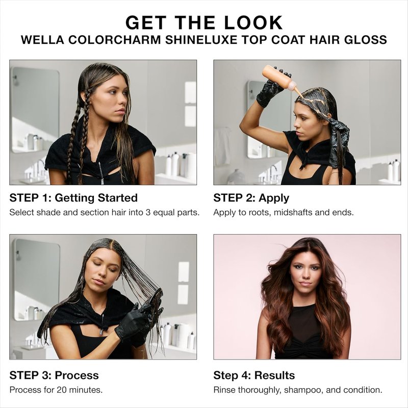 ShineLuxe Hair Gloss Collection - Vibrant Hair Color & Cream Developer | Restores Shine & Smoothness | Vegan & Ammonia-Free
