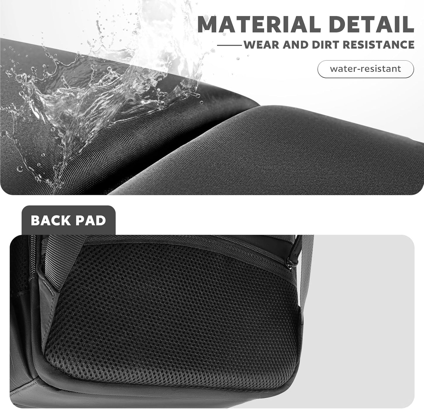 Barber Bag - Insulated Pocket Portable Backpack for Clippers & Supplies | Water-Resistant Black Hairstylist Case