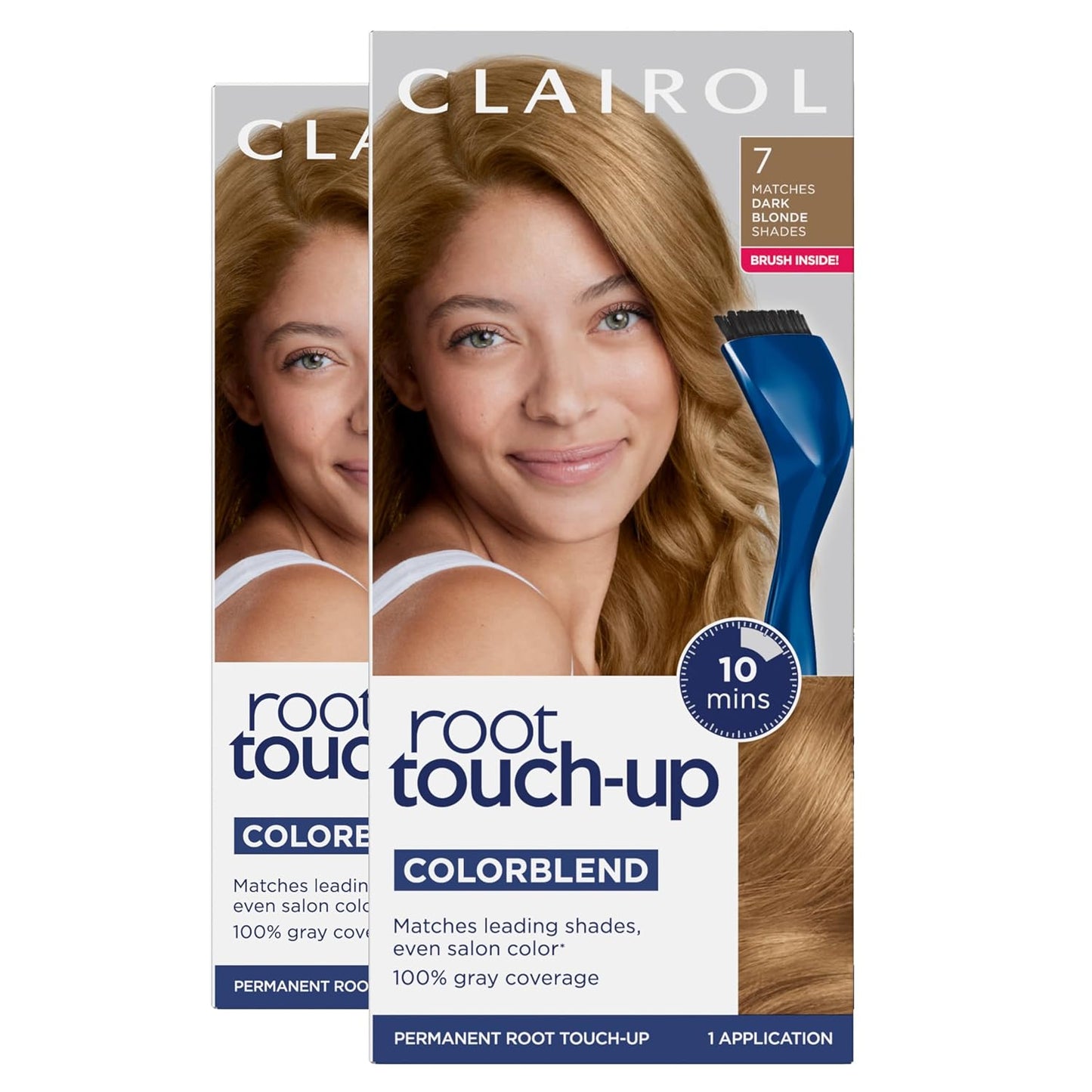 Clairol Root Touch-Up Permanent Hair Dye - 5 Medium Brown | 100% Gray Coverage, Easy Brush Application