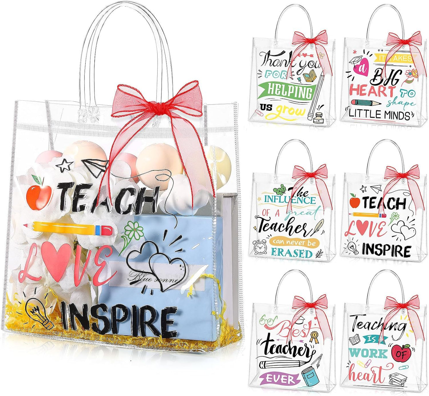 Reusable Floral Mothers Day Gift Bags - 30 Pcs Medium Plastic Tote Bags with Handles | 9x8x3 Inch Waterproof Wrap for Mom & Grandma