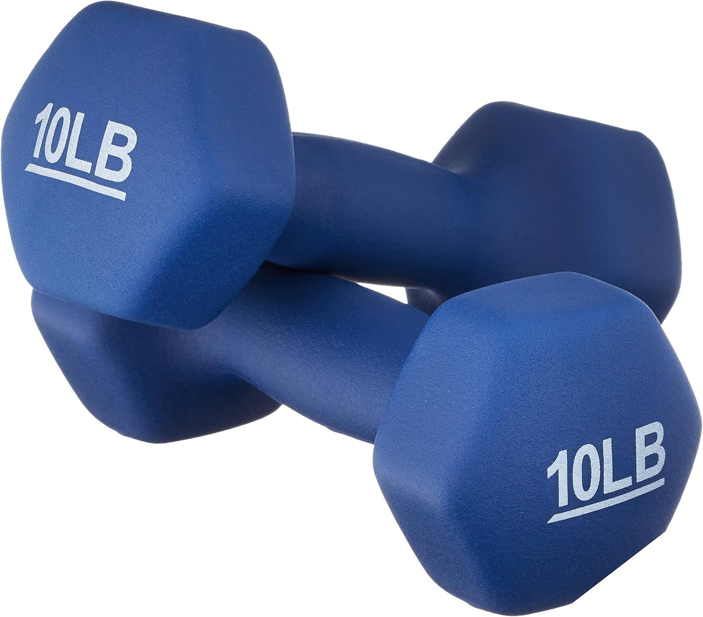Neoprene Dumbbell Hand Weights for Exercise & Muscle Toning - Adjustable Sizes Available