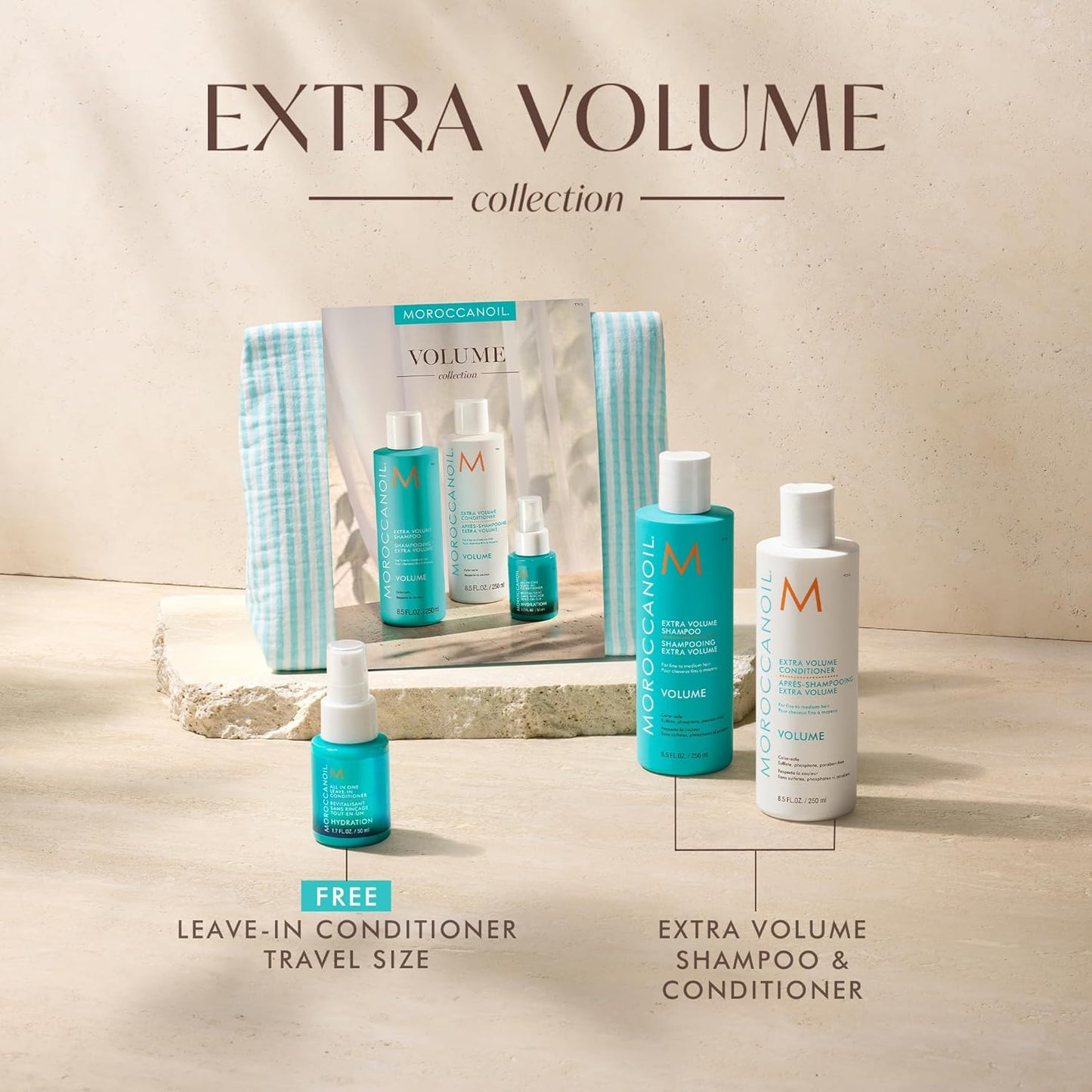 Moroccanoil Hair Volume Gift Set - Nourishing Treatment for Full, Lush Hair