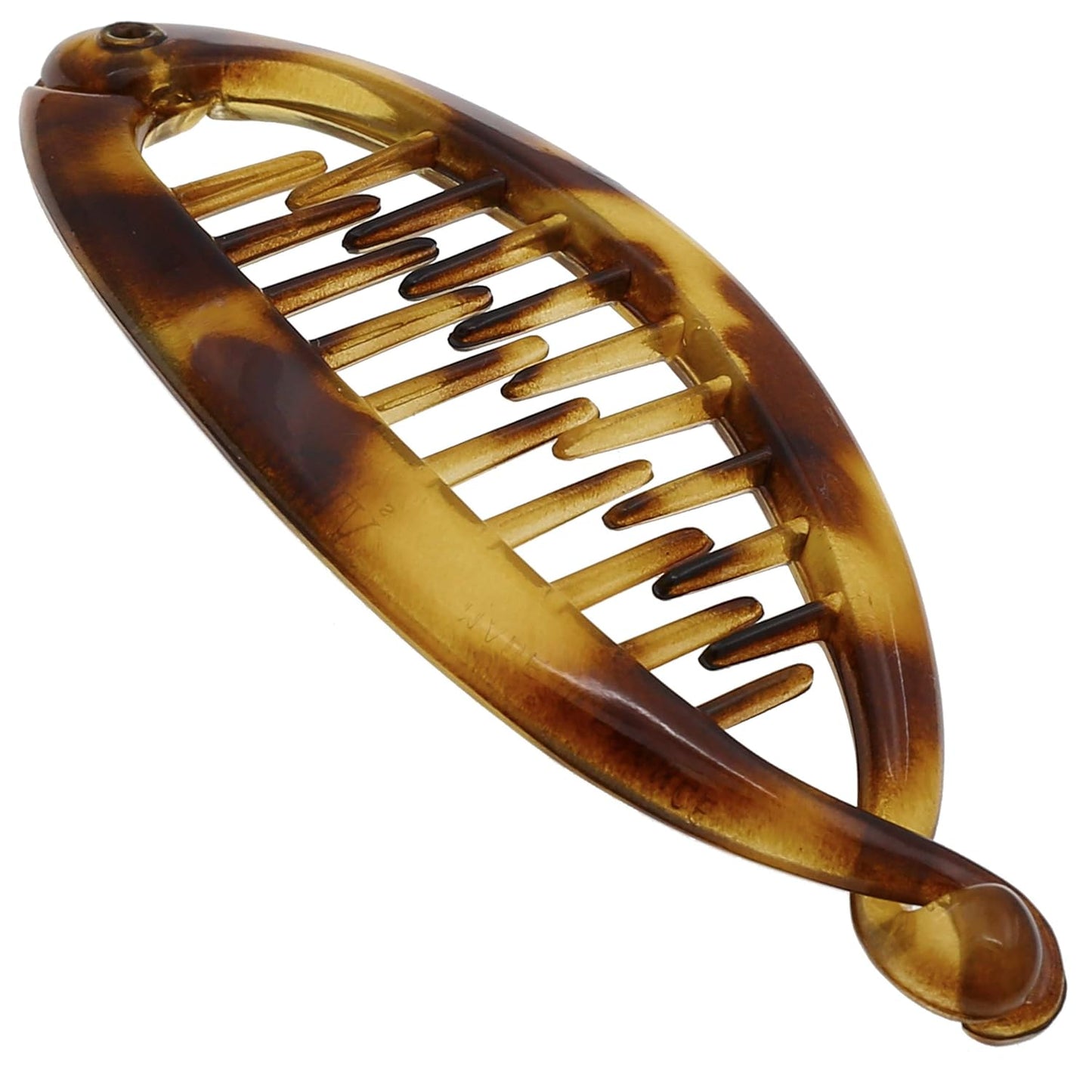 French Extra Small Banana Clips for Thin Hair - 3.5 Inch Classic Strong Hold Updo Ponytail Holder