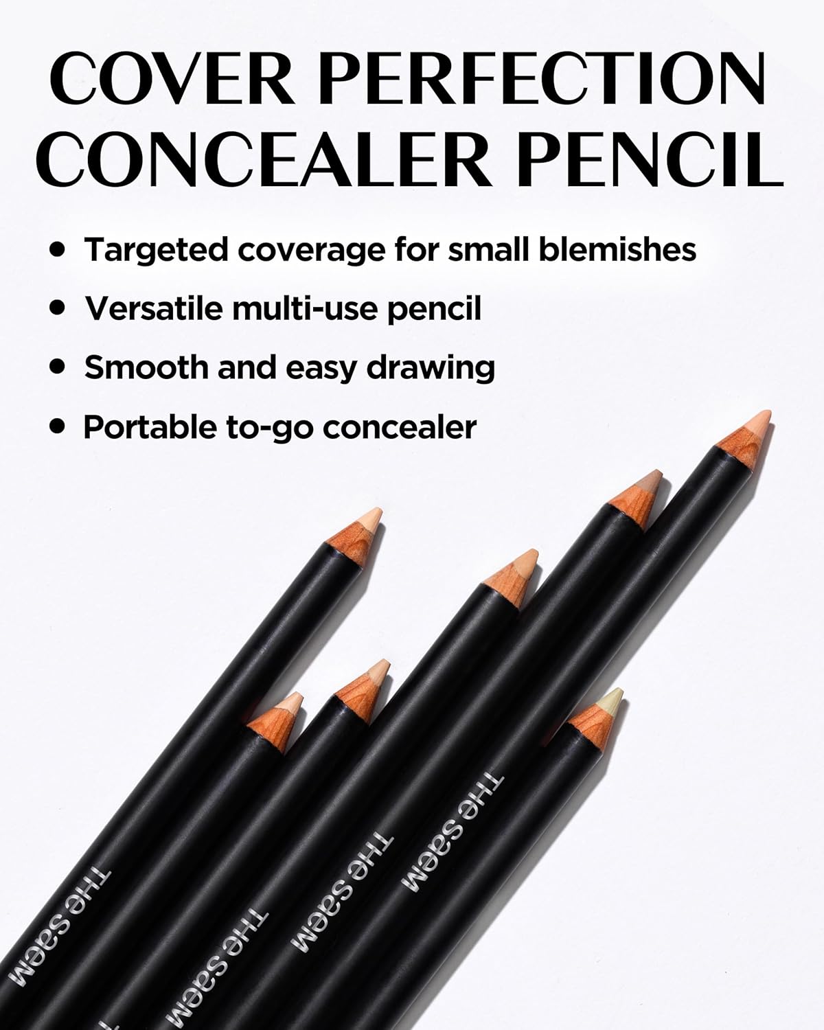 Cover Perfection Ideal Concealer Pencil - Slim Multi-Use Makeup Stick for Blemishes & Dark Circles | 0.04oz - 0.5 Ice Beige for Neutral Light Skin Tones