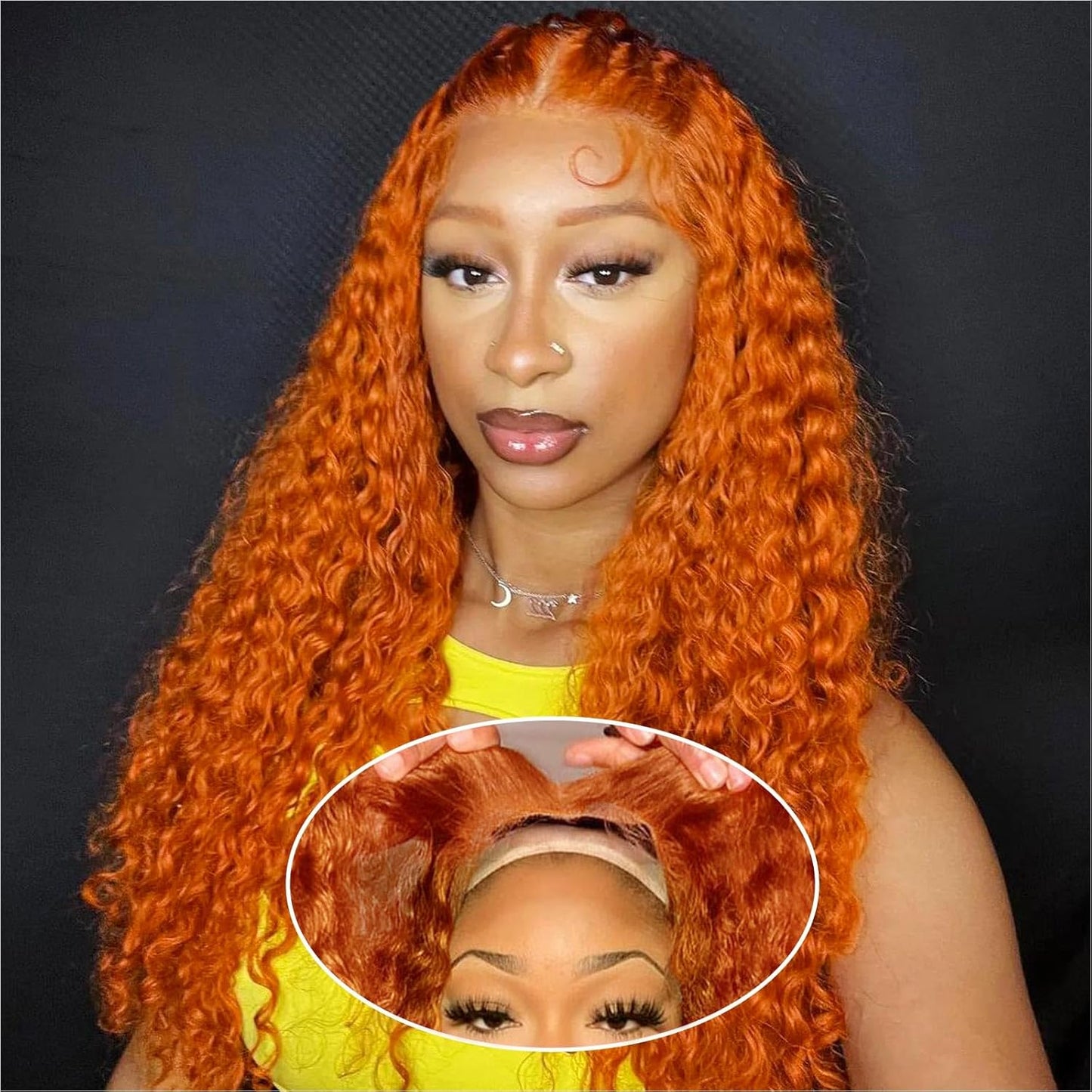 Curly Bob Wig - 200% Density Deep Wave Human Hair | 5x5 HD Lace Closure, 18 Inch, Black for Women