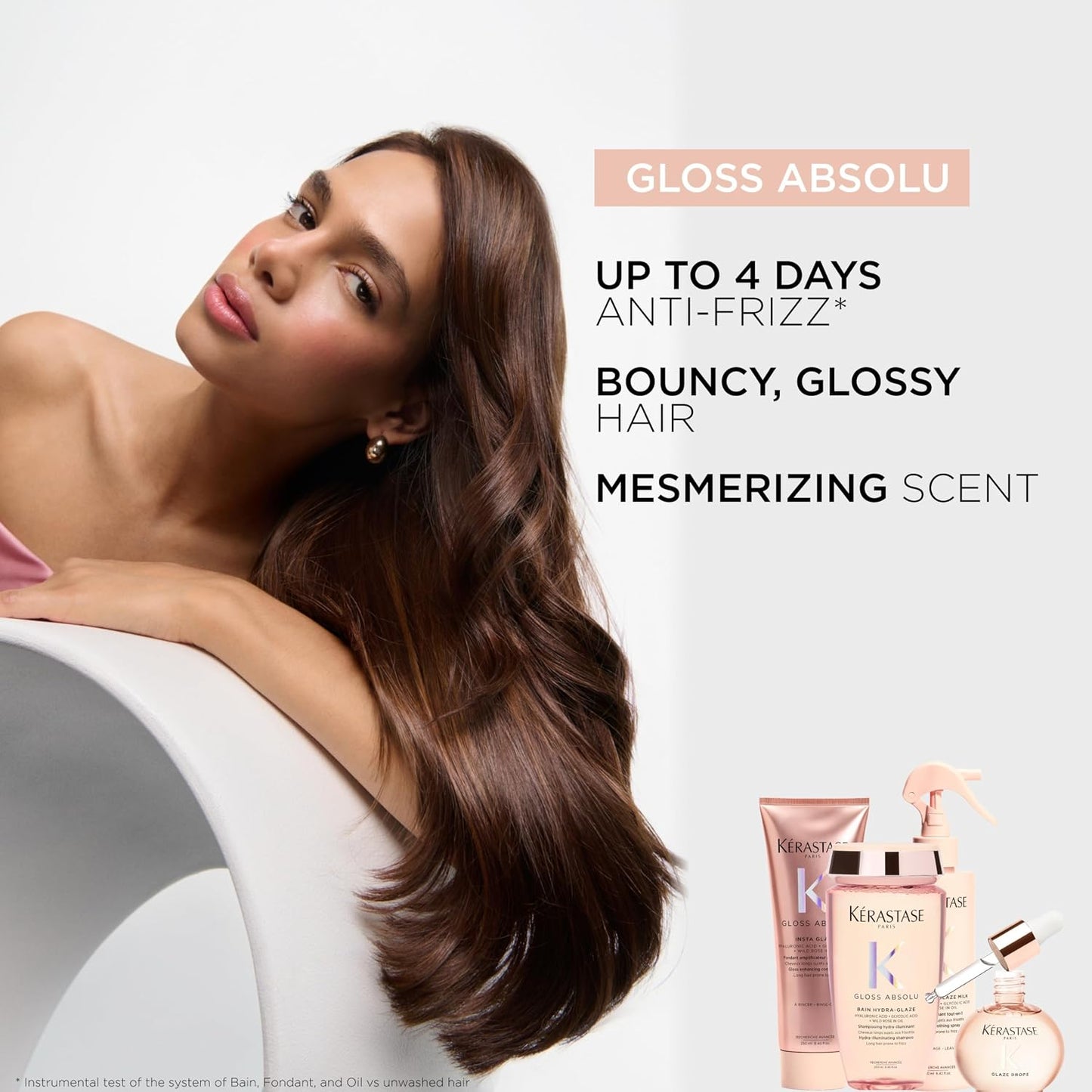KÉRASTASE Gloss Absolu Mini Shampoo & Conditioner Set | Sulfate-Free Anti-Frizz Formula for Thick, Frizzy Hair