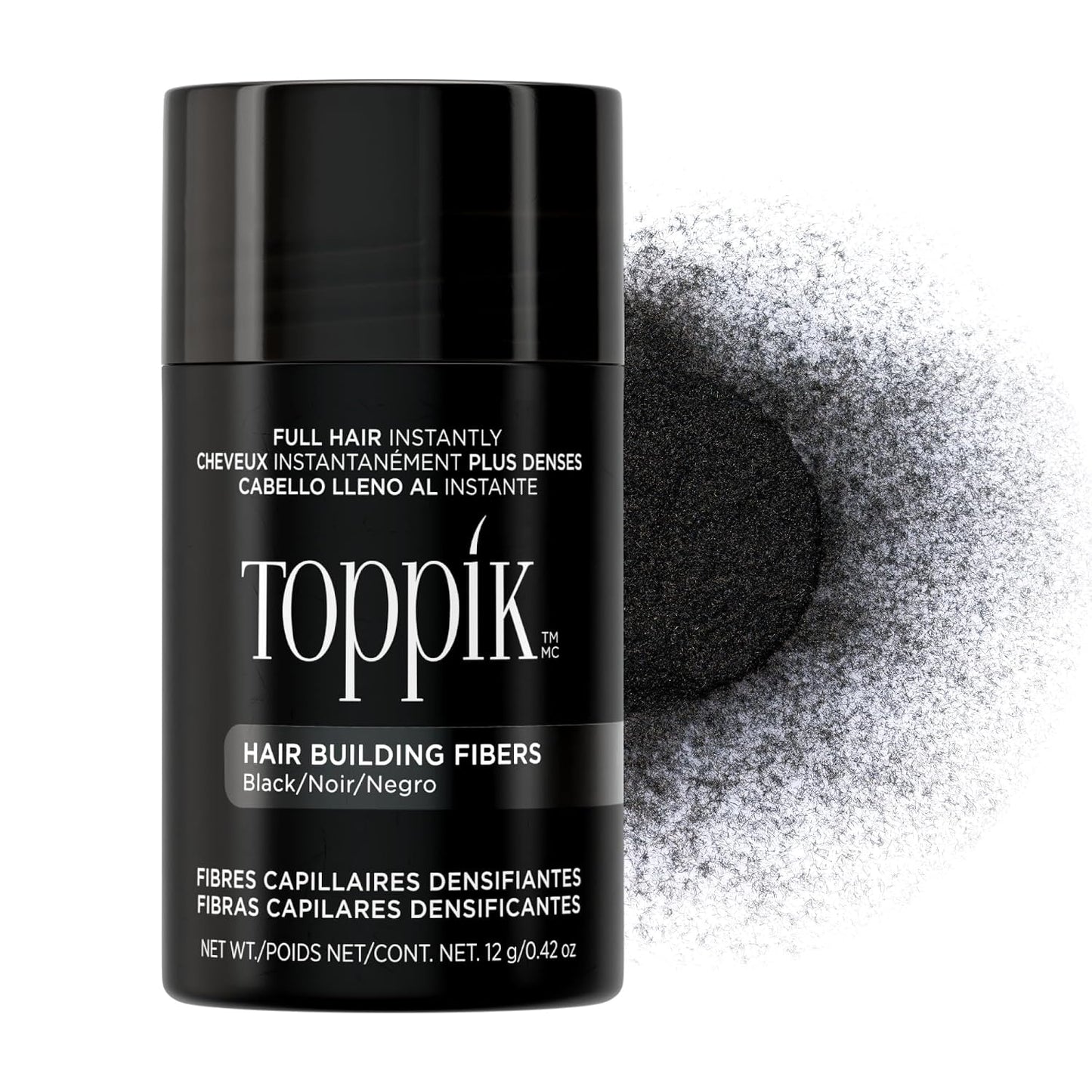 Toppik Hair Building Fibers - Instantly Thicker & Fuller Hair | 9 Shades, 4 Sizes Available