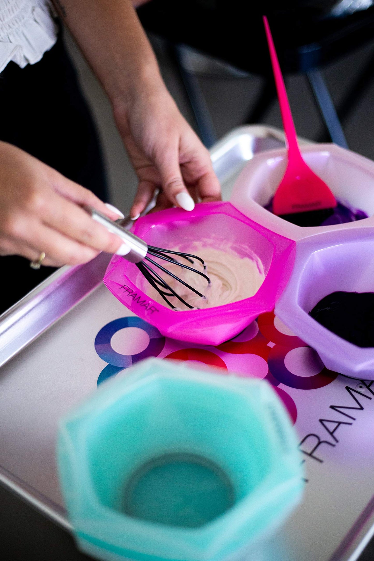 FRAMAR Mighty Mixer Hair Color Whisk, Hair Color Mixer