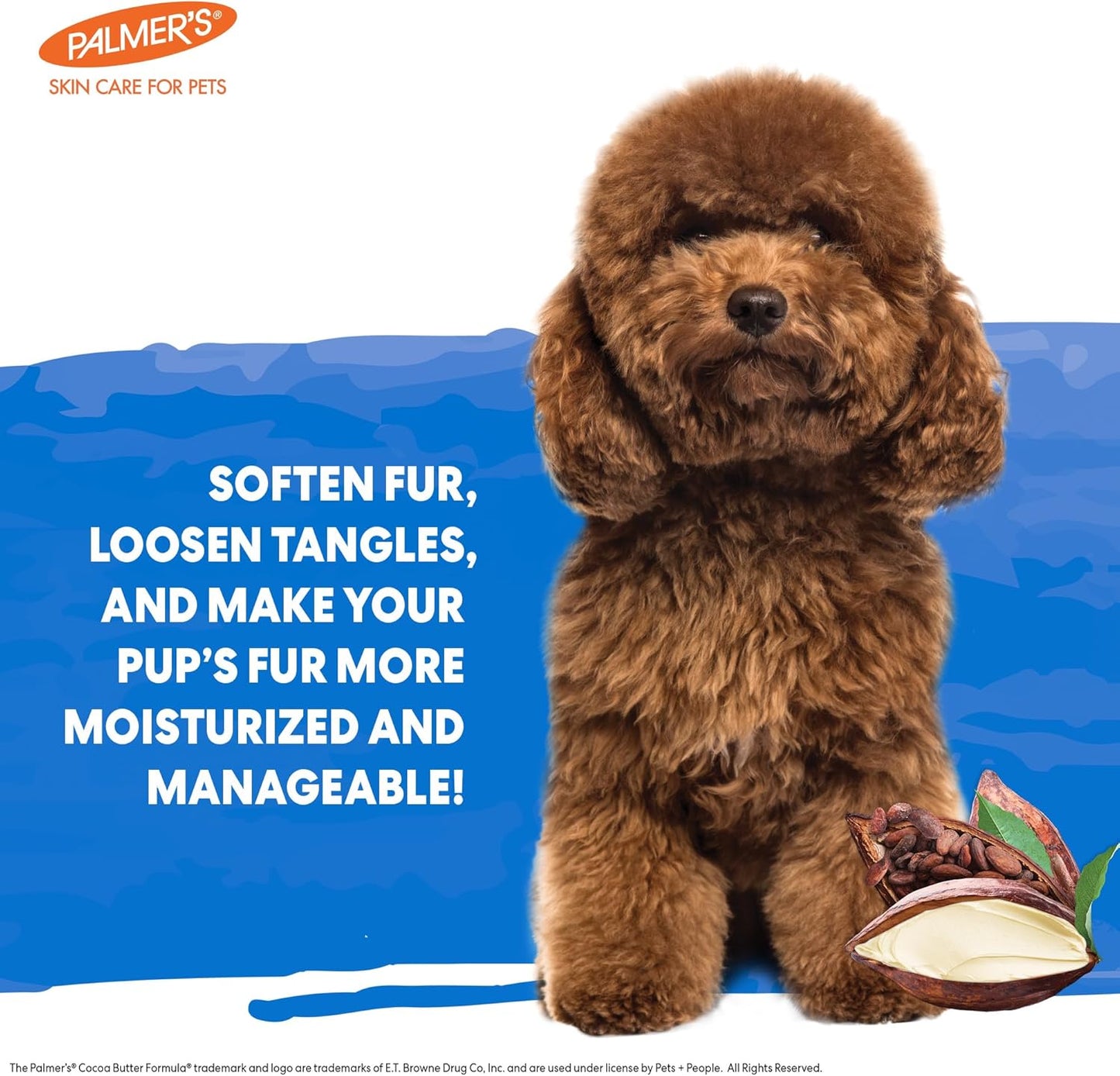 Palmer’s for Pets Detangling Leave-In Spray - Cocoa Butter Dog Conditioner with Vitamin E | 8 Fl Oz