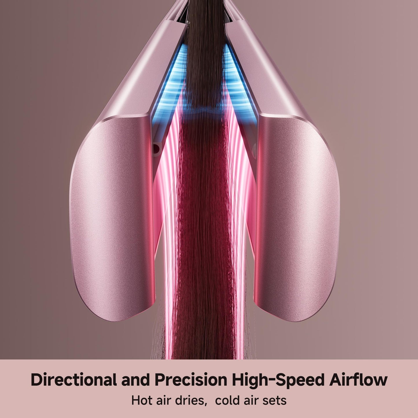 DREAME Aero Straight Pro 2-in-1 Air Straightener, Dual Airflow Channel, AI Styling, Wet-to-Dry Straightening, 57°C Root Care Mode, Triple Hair Care, 110,000RPM Motor, Smart Display, Safe Operation