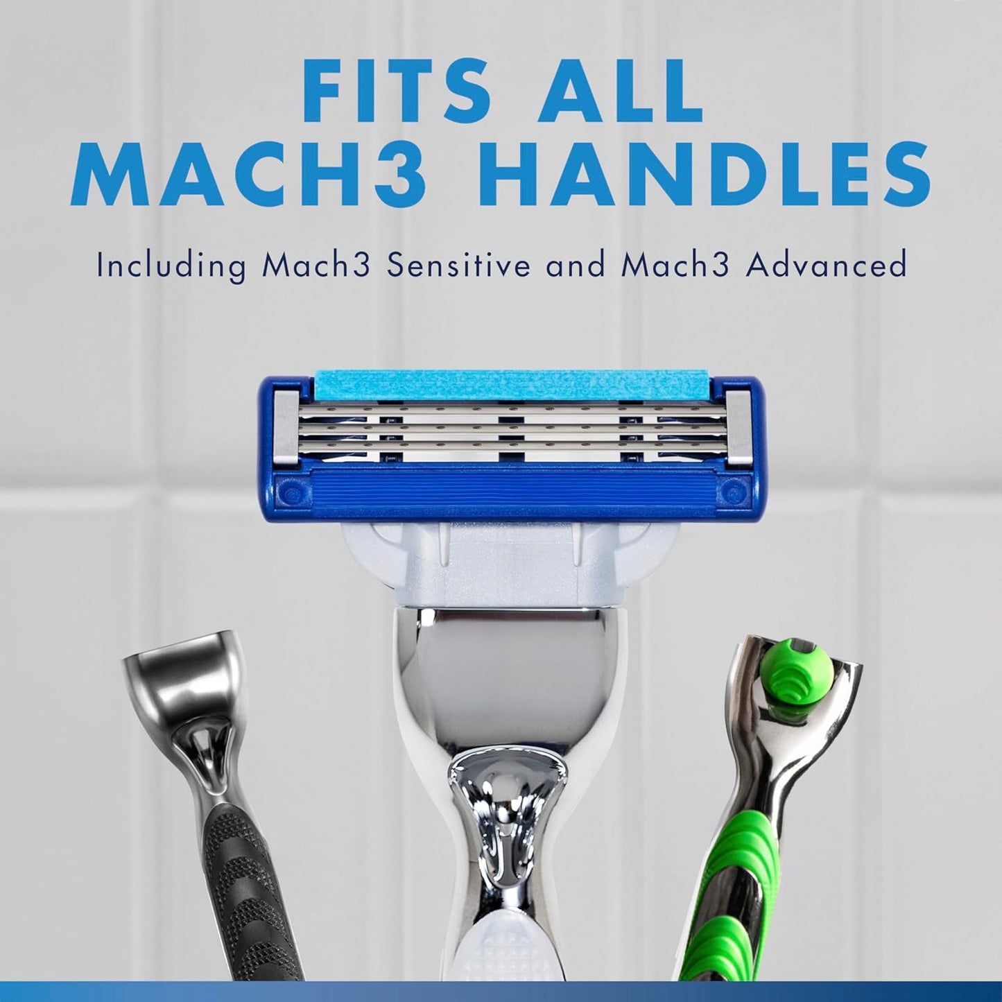 Gillette Mach3 Turbo Razor Blade Refills - 17 Count for a Smooth Shave