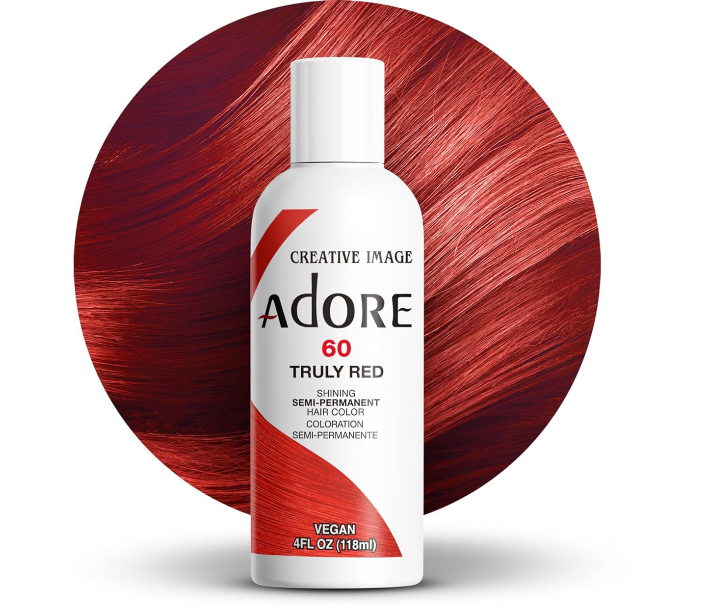 Adore Semi Permanent Hair Color - Mystic Grey | Vegan, Ammonia-Free Hair Dye | 4 Fl Oz