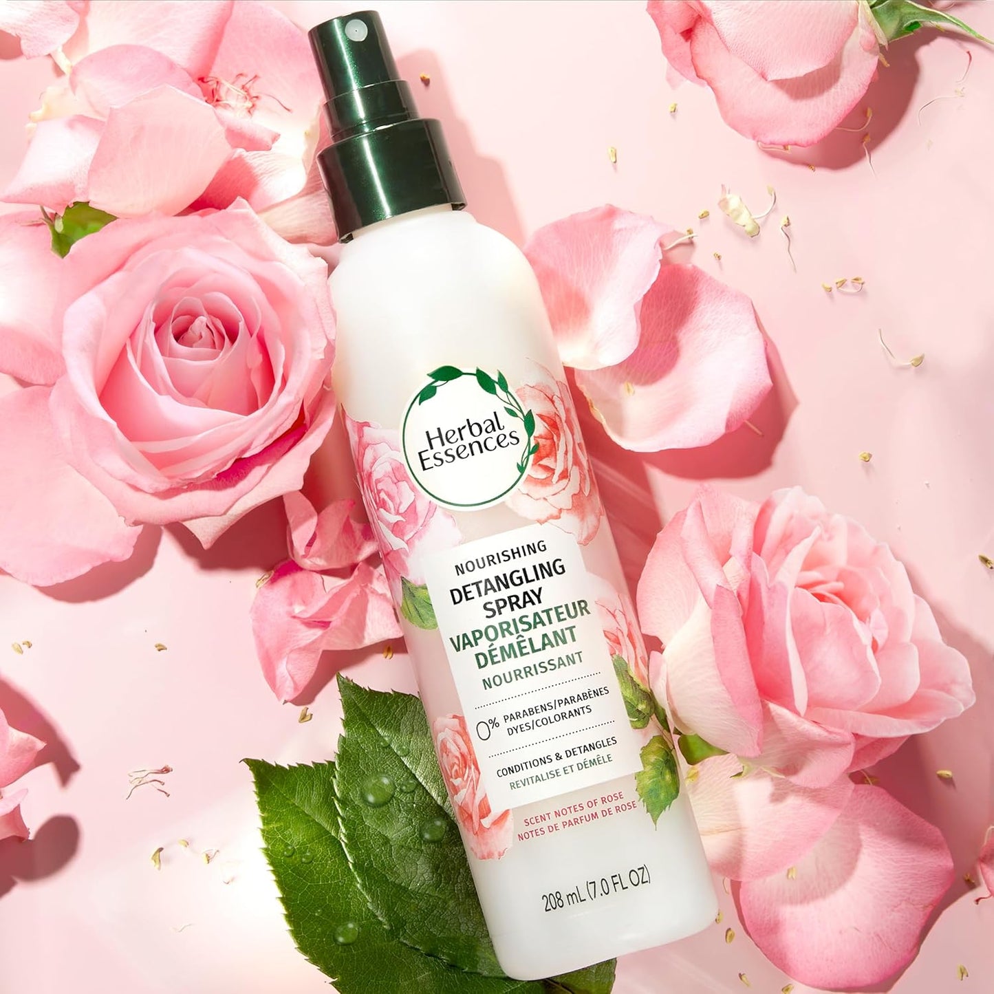 Herbal Essences Nourishing Detangling Spray - Moisturizing Formula for All Hair Types | 7 fl oz