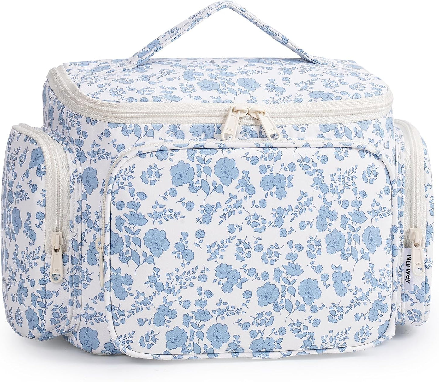 Hanging Travel Toiletry Bag for Women - Large Makeup Organizer with Wet Pocket | Portable Cosmetic Bag