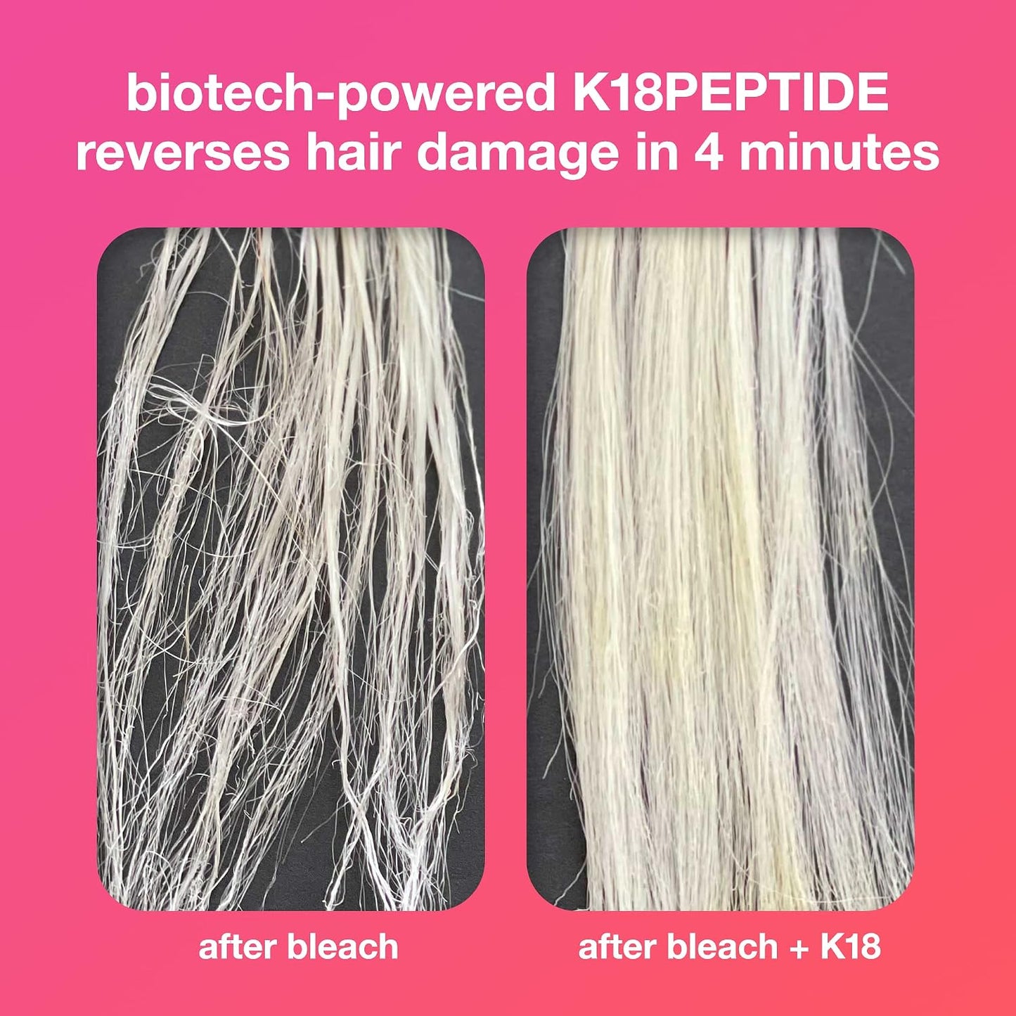 K18 Hair Repair Kit - Deep Conditioning Hair Mask & Detox Shampoo | 15ml & 8.5oz