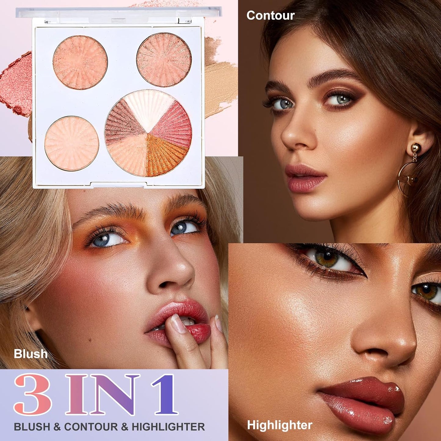 All-in-One Makeup Kit for Women | Full Set with Foundation, Eyeshadow, Blush & Brushes