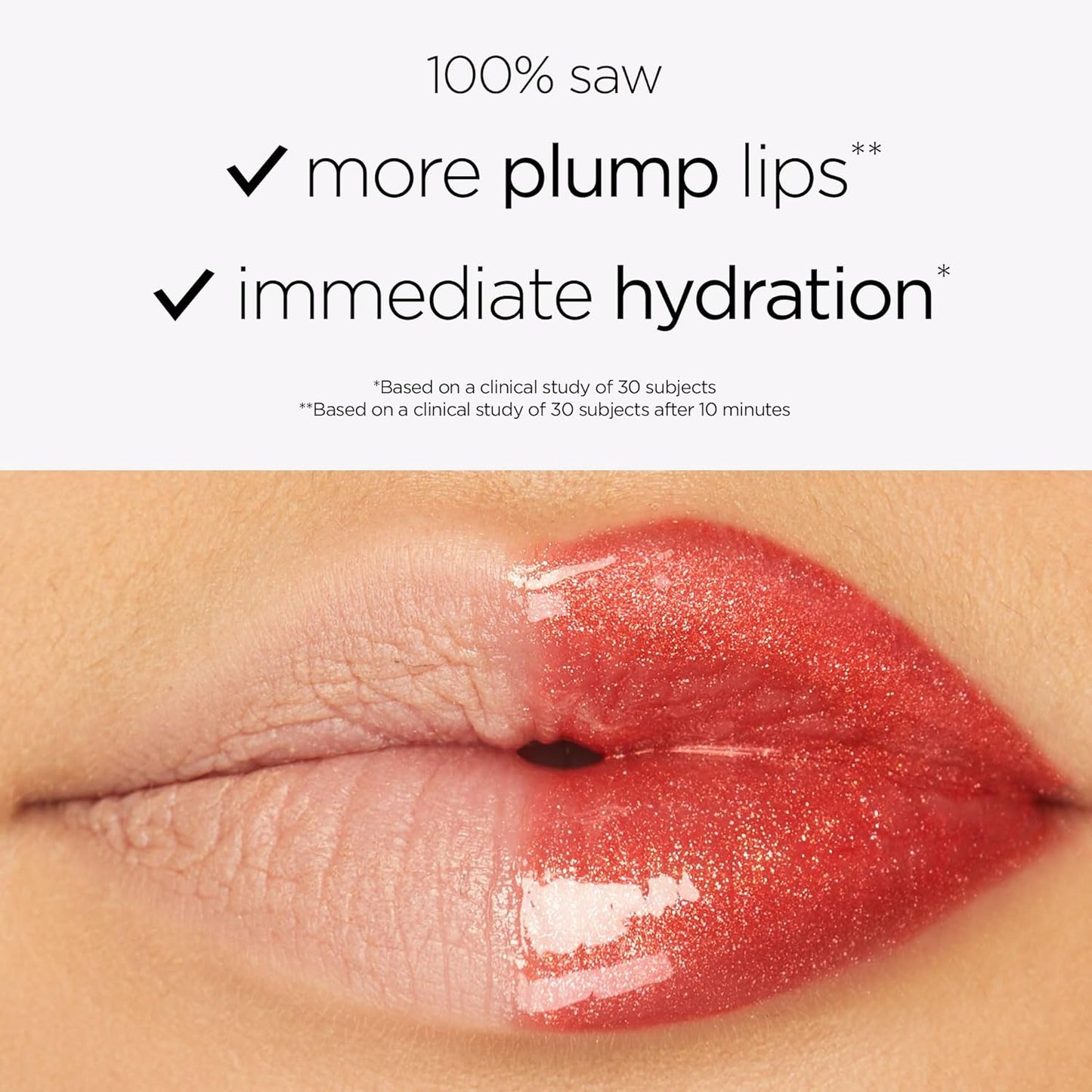 Tarte Maracuja Juicy Shimmer Lip Plump - Hydrating Lip Gloss Balm with Hyaluronic Acid & Vitamin E | Vegan & Cruelty-Free