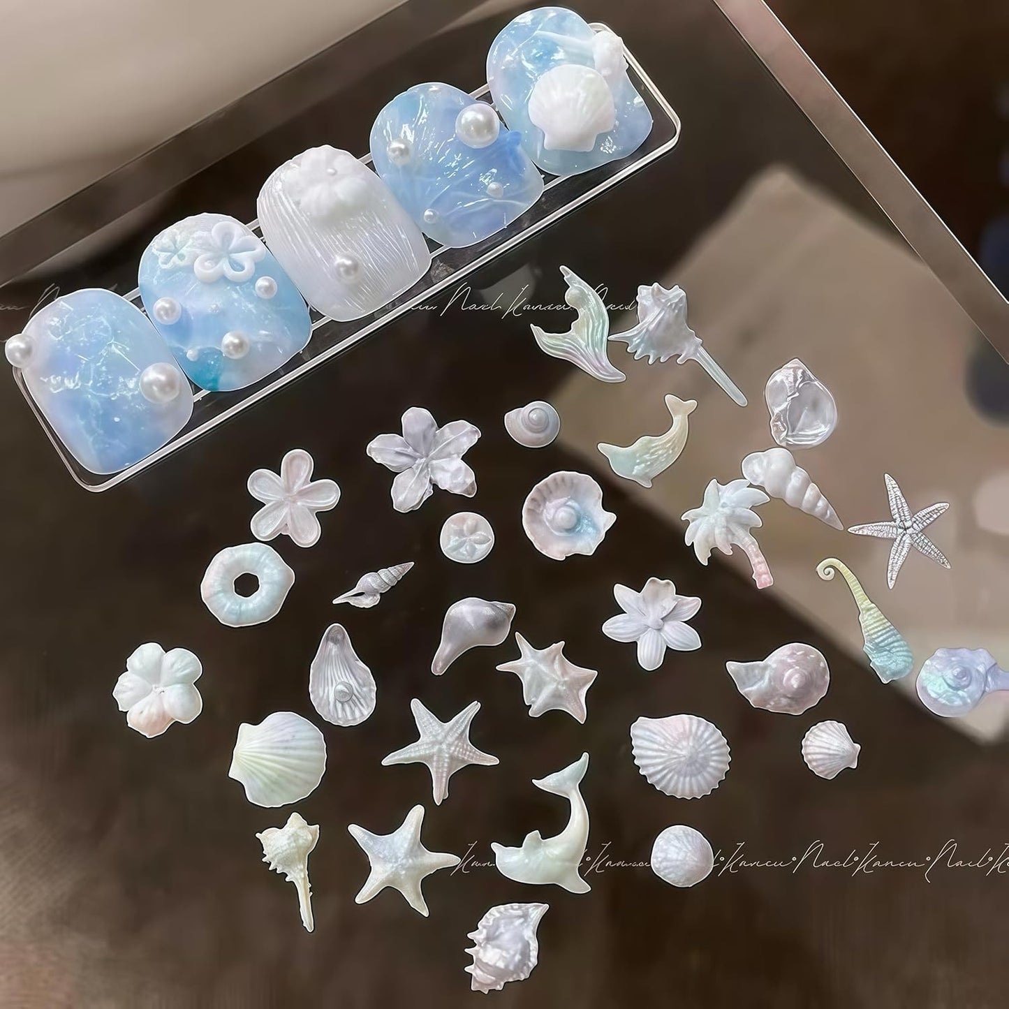 3D Sea Shell Nail Mold - Silicone Nail Art Tools for Summer Beach Ocean Charms | Perfect for Resin Crafts