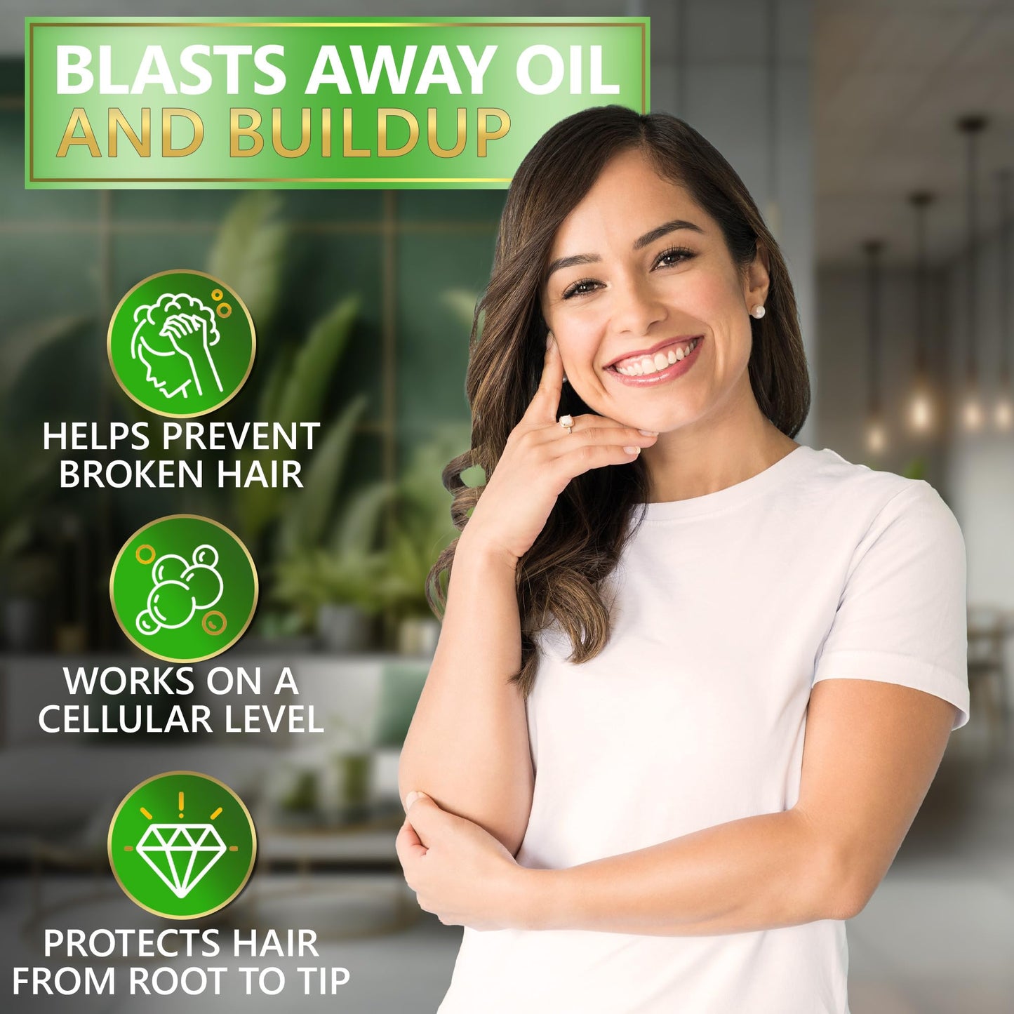 Tea Tree Oil and Mint Shampoo and Conditioner Set - Sulfate and Paraben Free Formula for Women and Men - Enriched with Peppermint to Help with Dandruff and Itchy, Dry Scalp - Color Safe and Hydrating